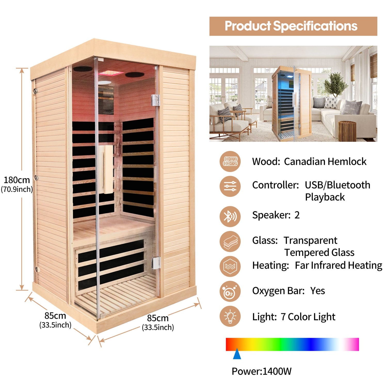 Mondawe MO-RG00024 Indoor-Saunas - View #5