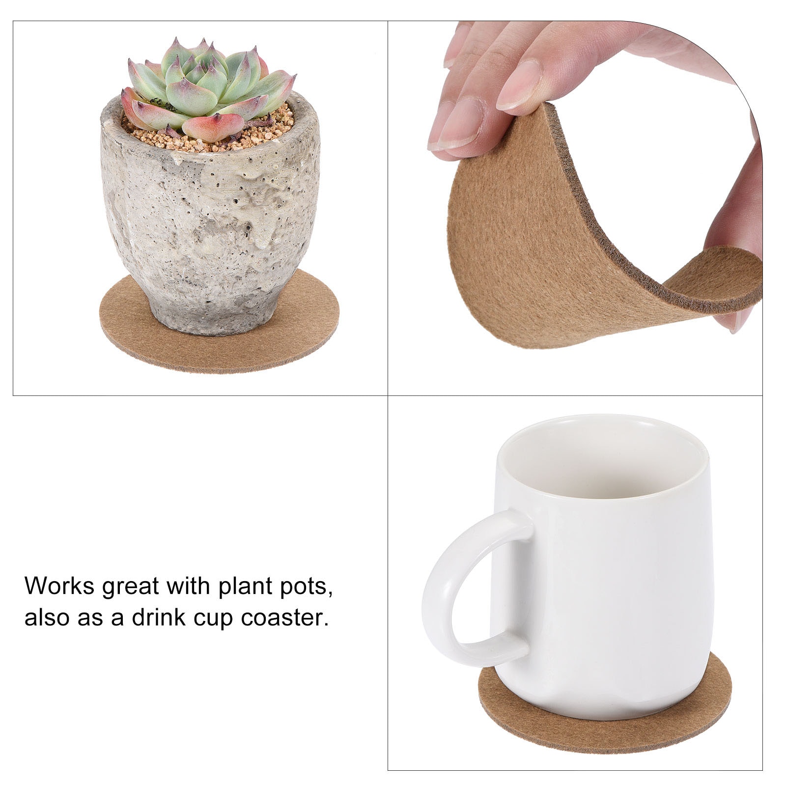 Unique Bargains S25072800UX9924 Plant-Saucers - View #3