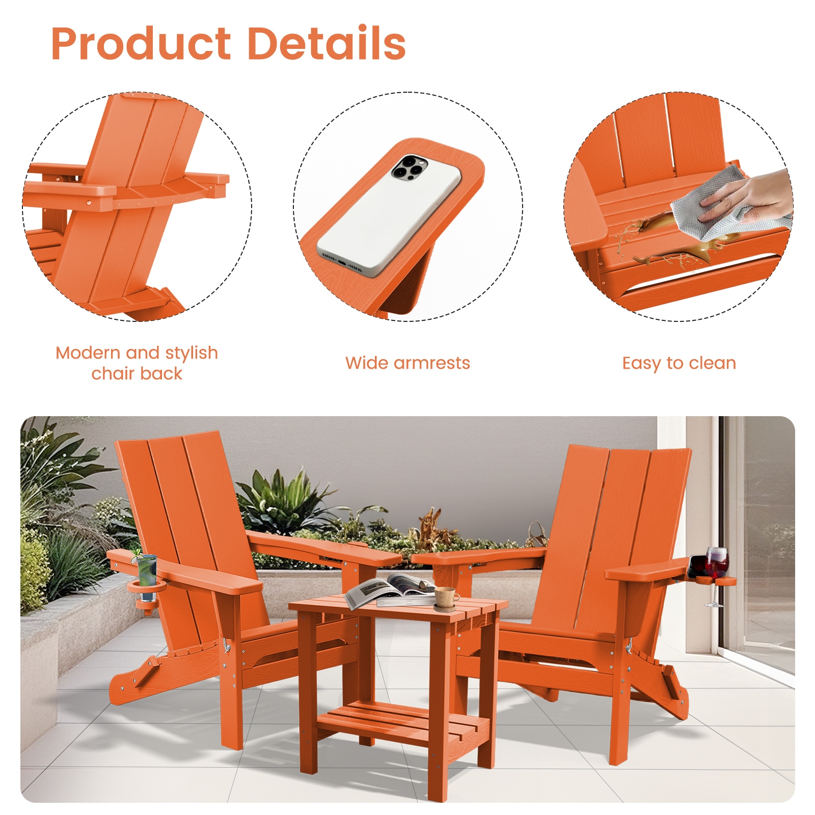 JEAREY YDQWY-GD-OE Patio-Chairs - View #6