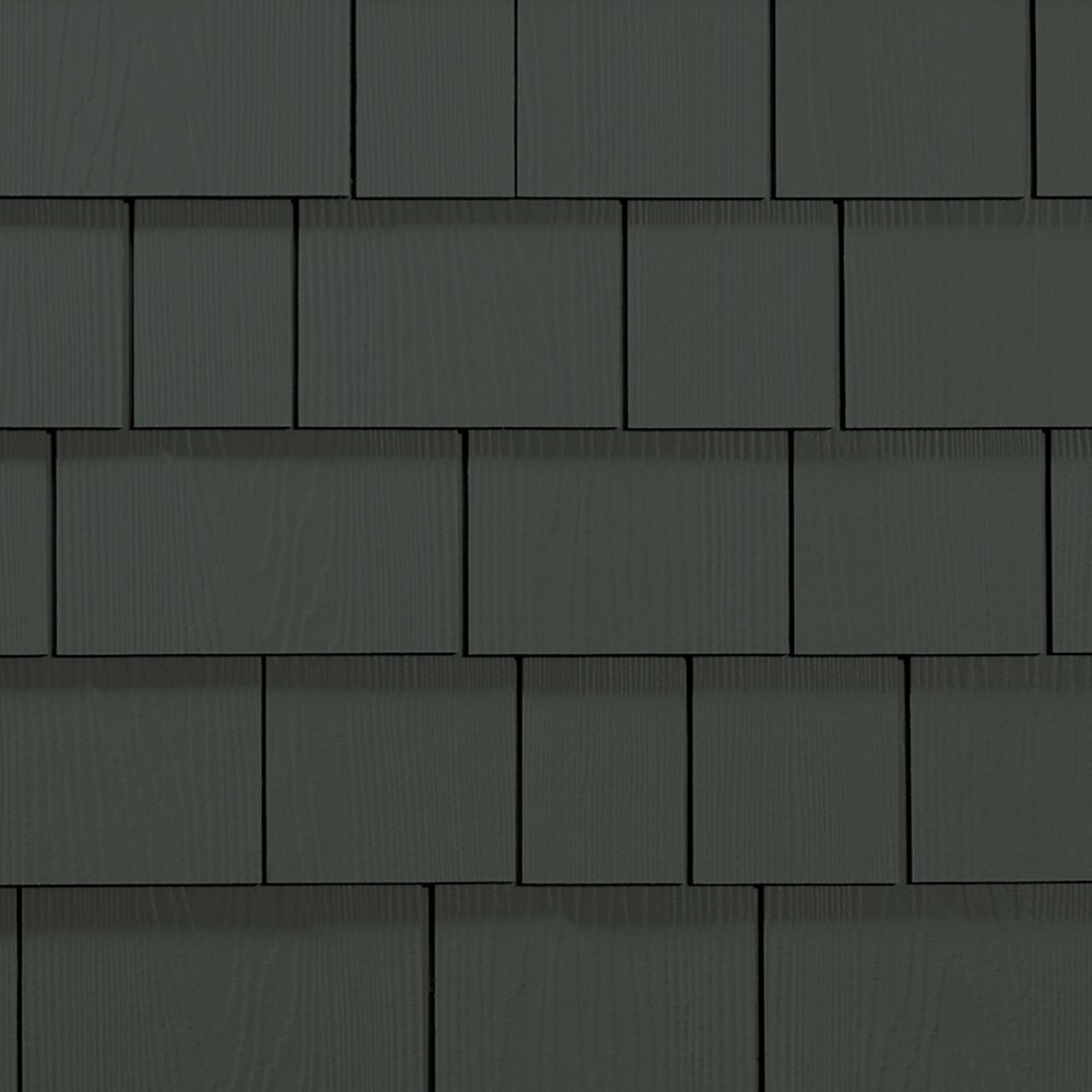 James Hardie Statement Collection Hz5 Fiber Cement Cedarmill Shingle Siding Panel Iron Gray 86