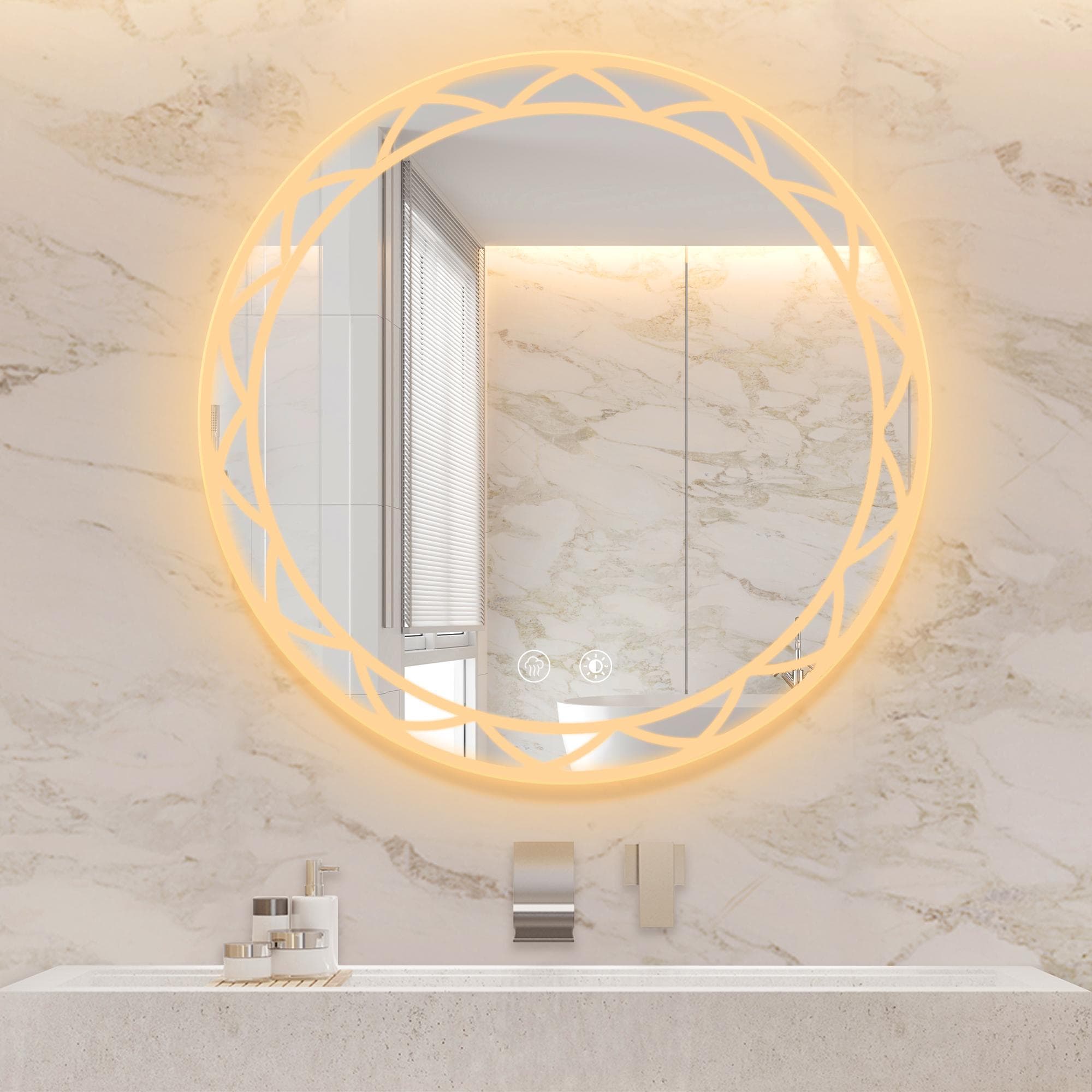 Bayfeve BF-22564-MIR Framed-Bath-Mirrors - View #3