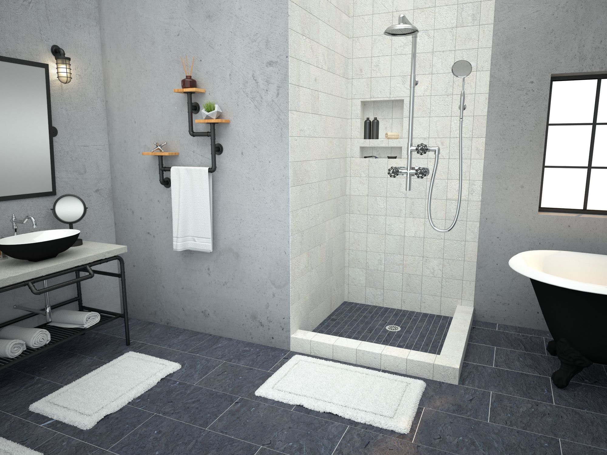 Tile Redi 3232CDR-PVC Shower-Floors - View #8