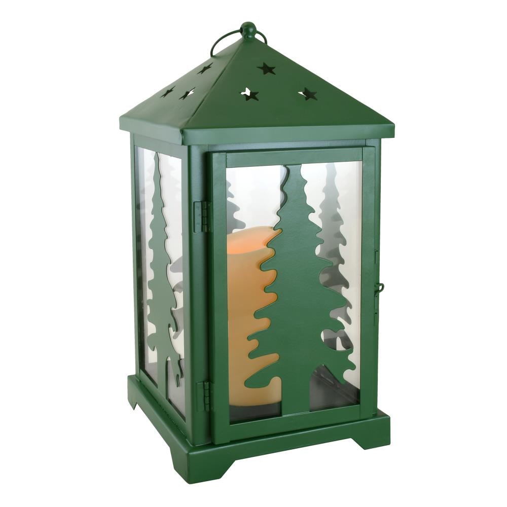 Battery Operated Outdoor Lanterns with LED Candles - LumaBase