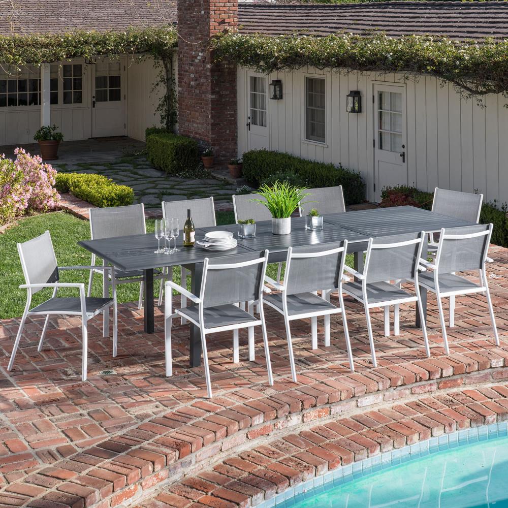 Hanover DAWDN11PC-WHT Patio-Dining-Sets - View #11