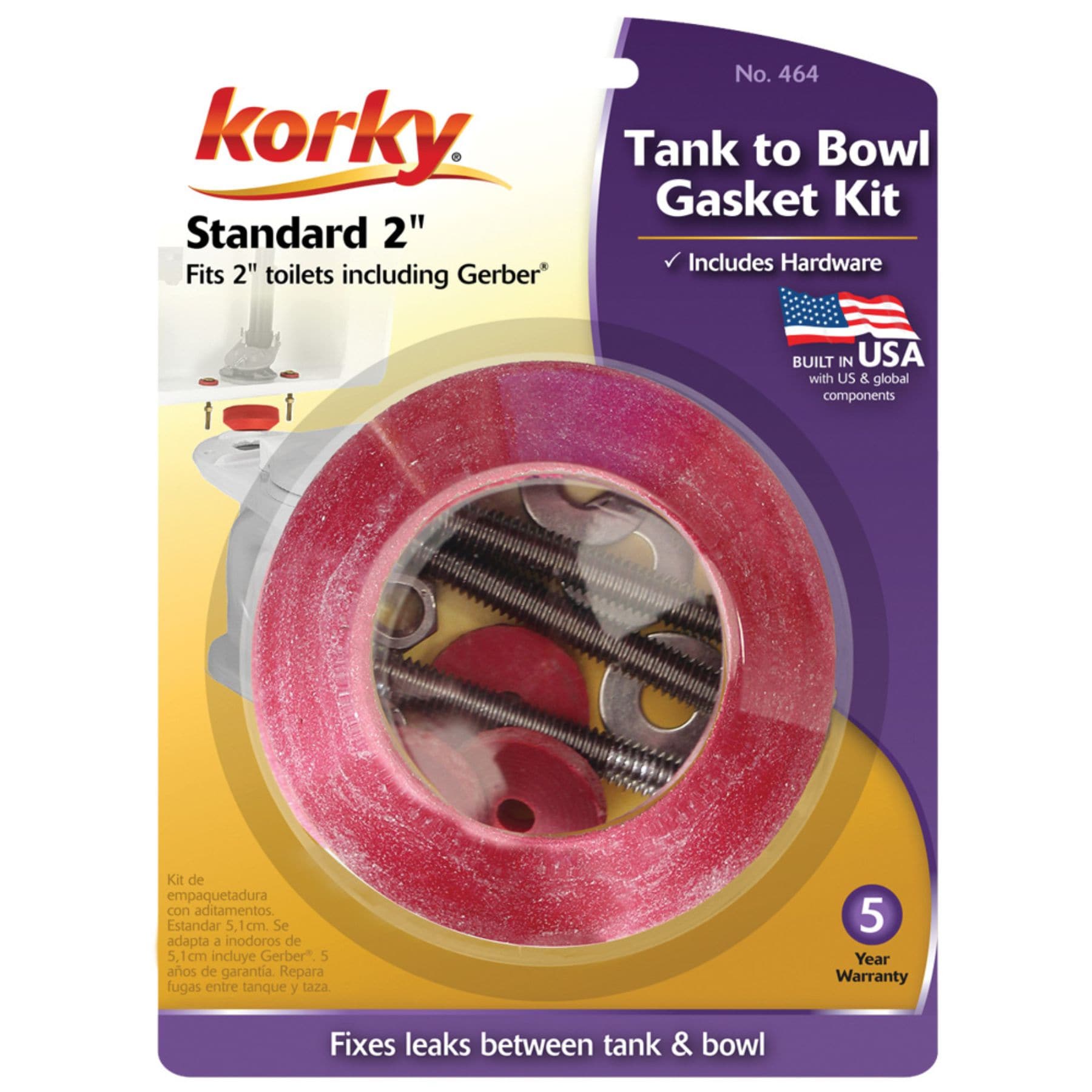 Korky 464BP Universal Toilet repair kit