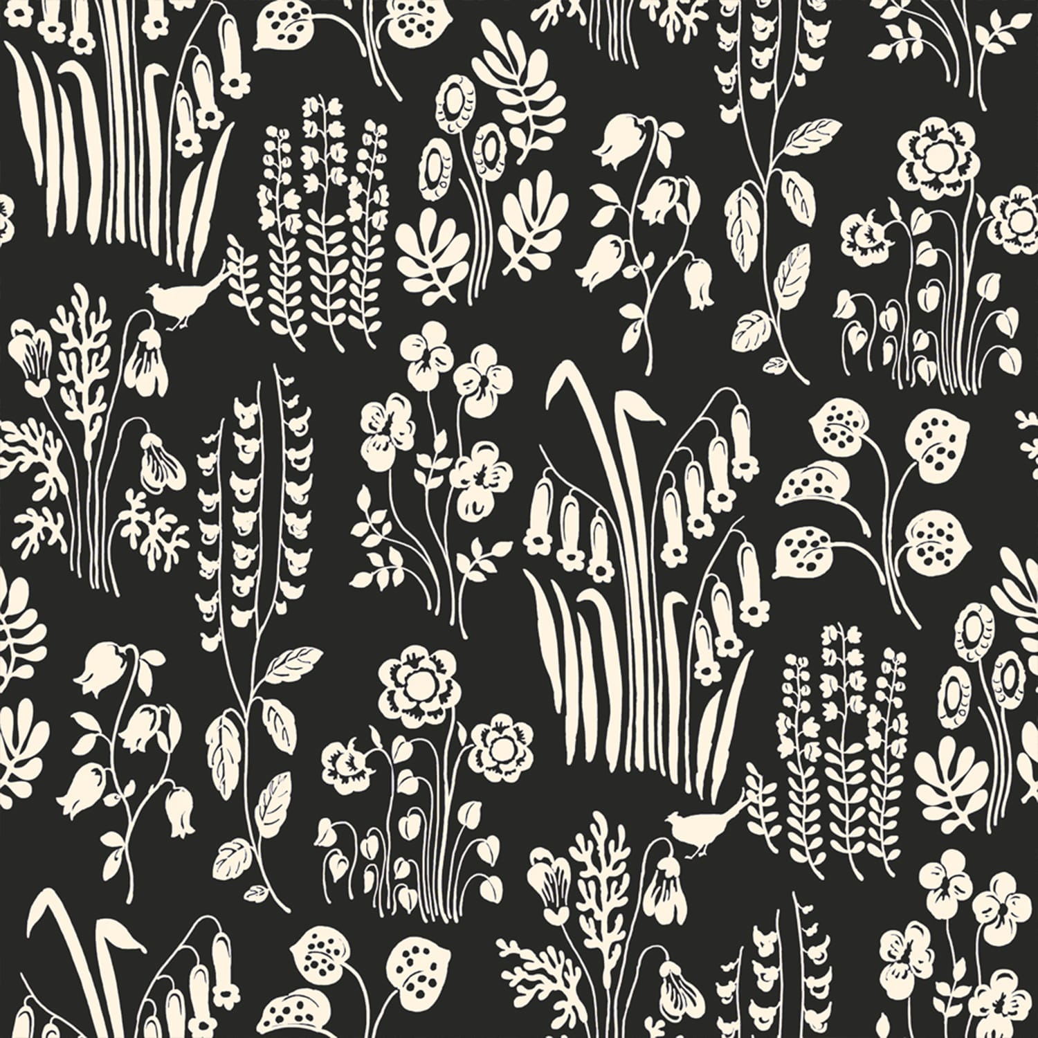 Tempaper NG14146 28-Sq. Feet Zebra Black Vinyl Floral Self-adhesive Peel and Stick Wallpaper