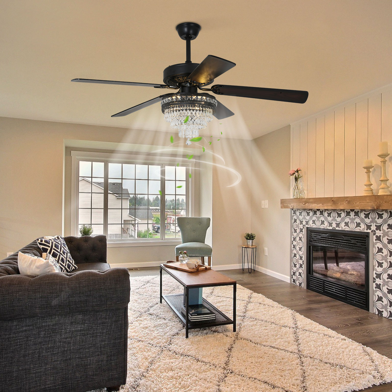 Oukaning HG-HCX-2235 Ceiling-Fans - View #3