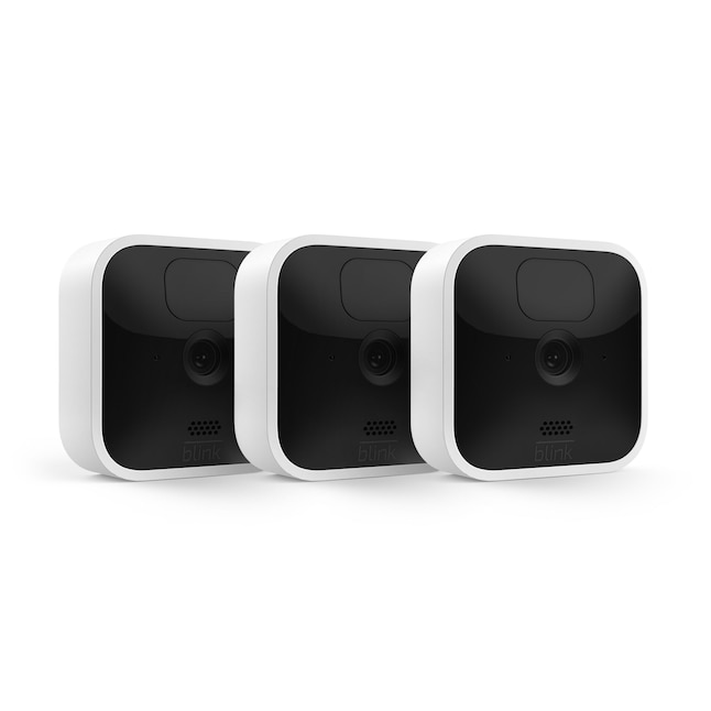 Blink Battery-operated Wireless Smart Indoor Camera (3-Pack) - White (3rd  Gen) in the Security Cameras department at