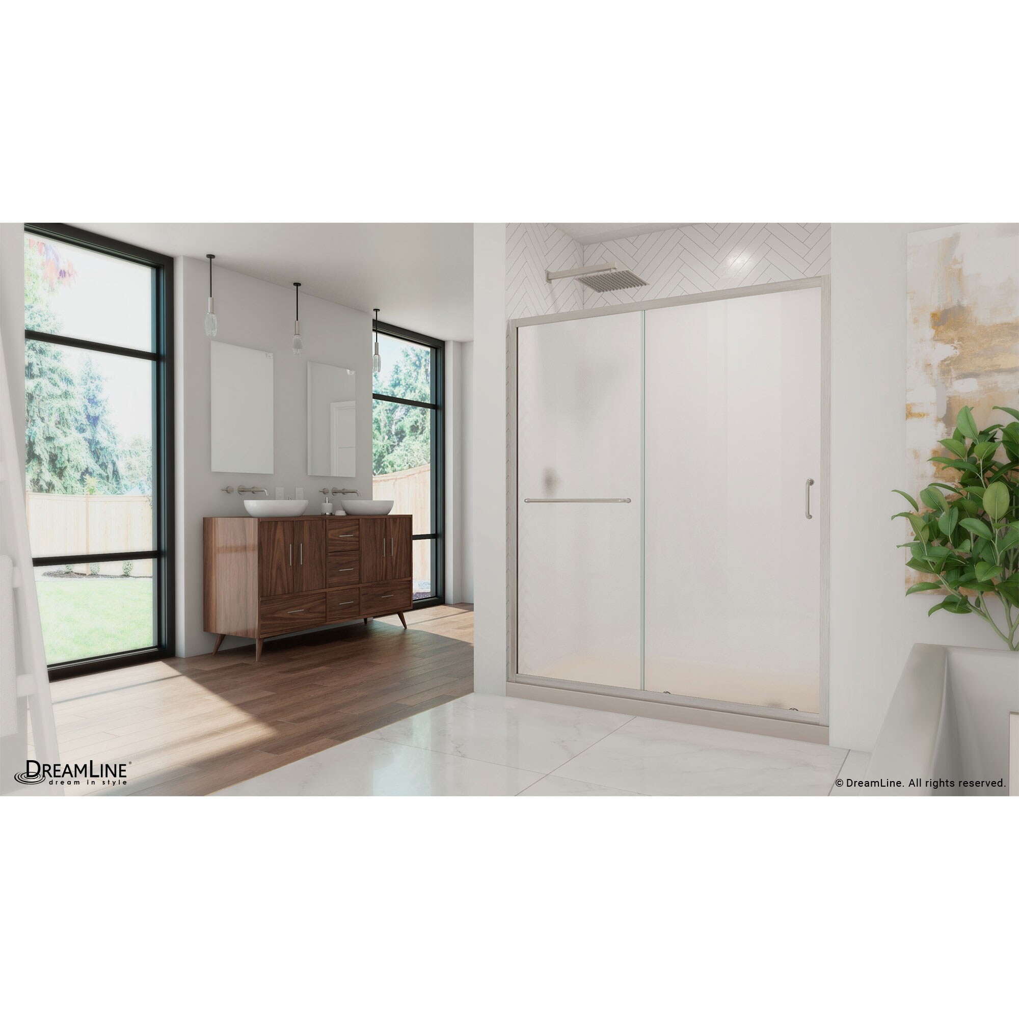 DreamLine DL-6973R-22-04F Alcove-Shower-Kit - View #3