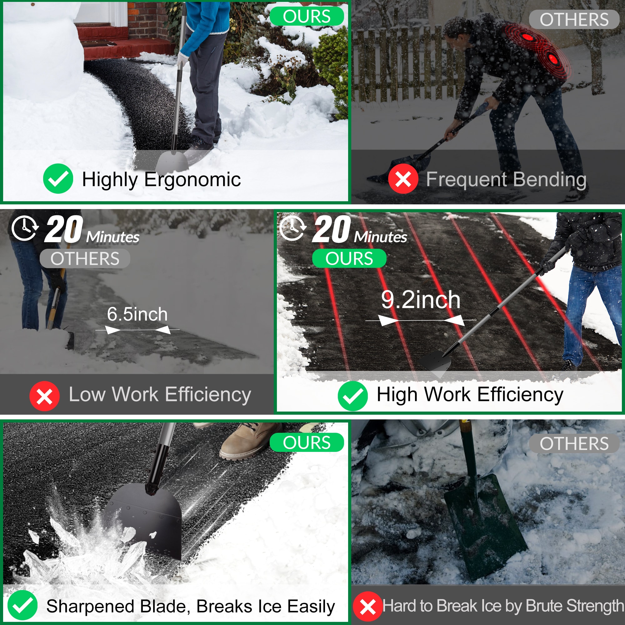 Walensee GS-003-LS Snow-Shovels - View #4