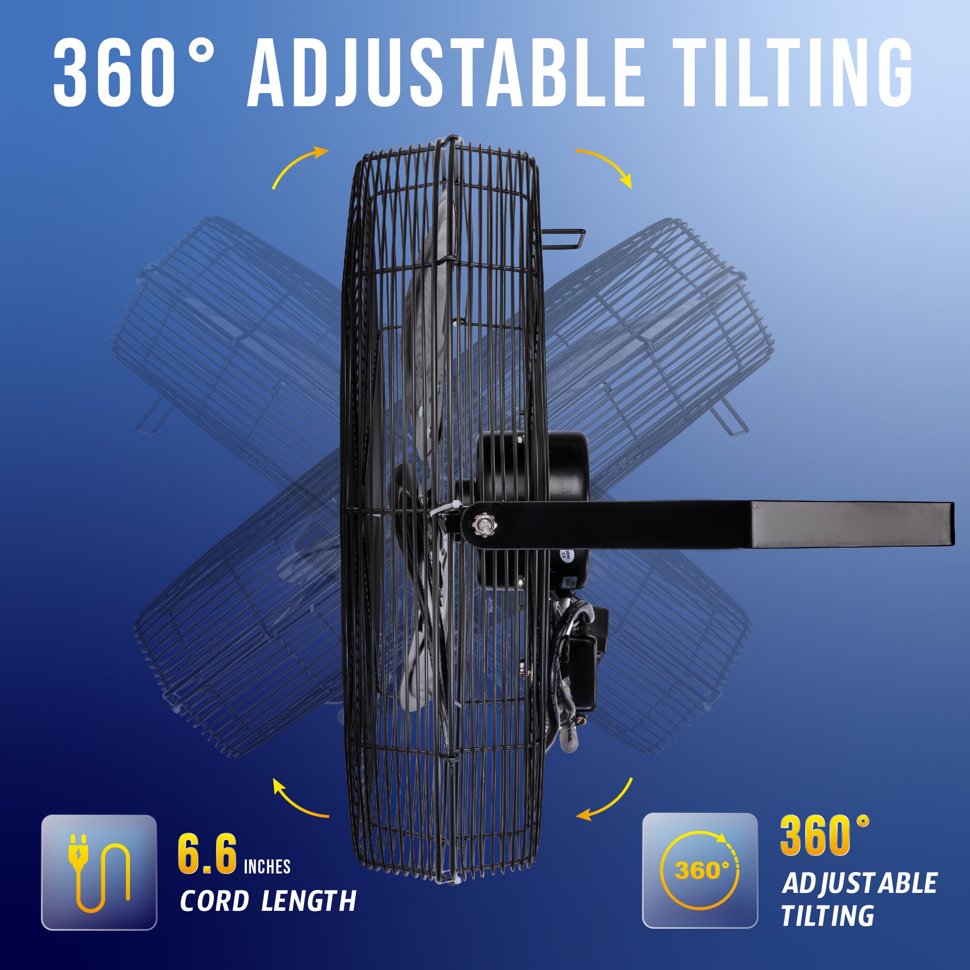 Tornado Fans HI-FAN-20HVWM-WR-1P Wall-Mounted-Fans - View #5