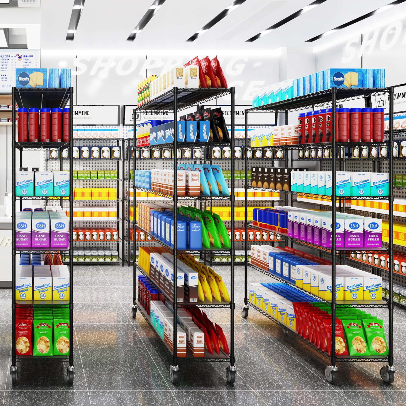 Siavonce FZ23513 Free-Standing-Shelving - View #11
