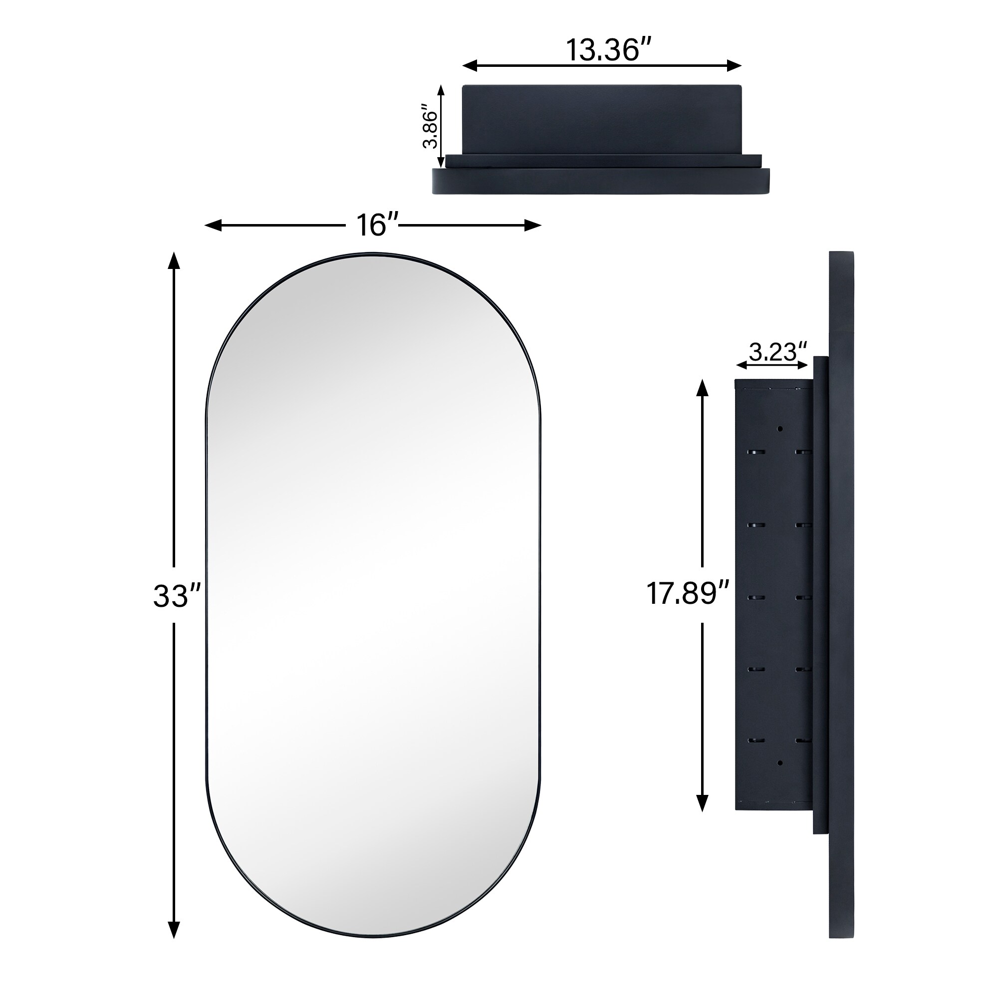 TEHOME GC-00451 Bathroom-Medicine-Cabinets - View #7