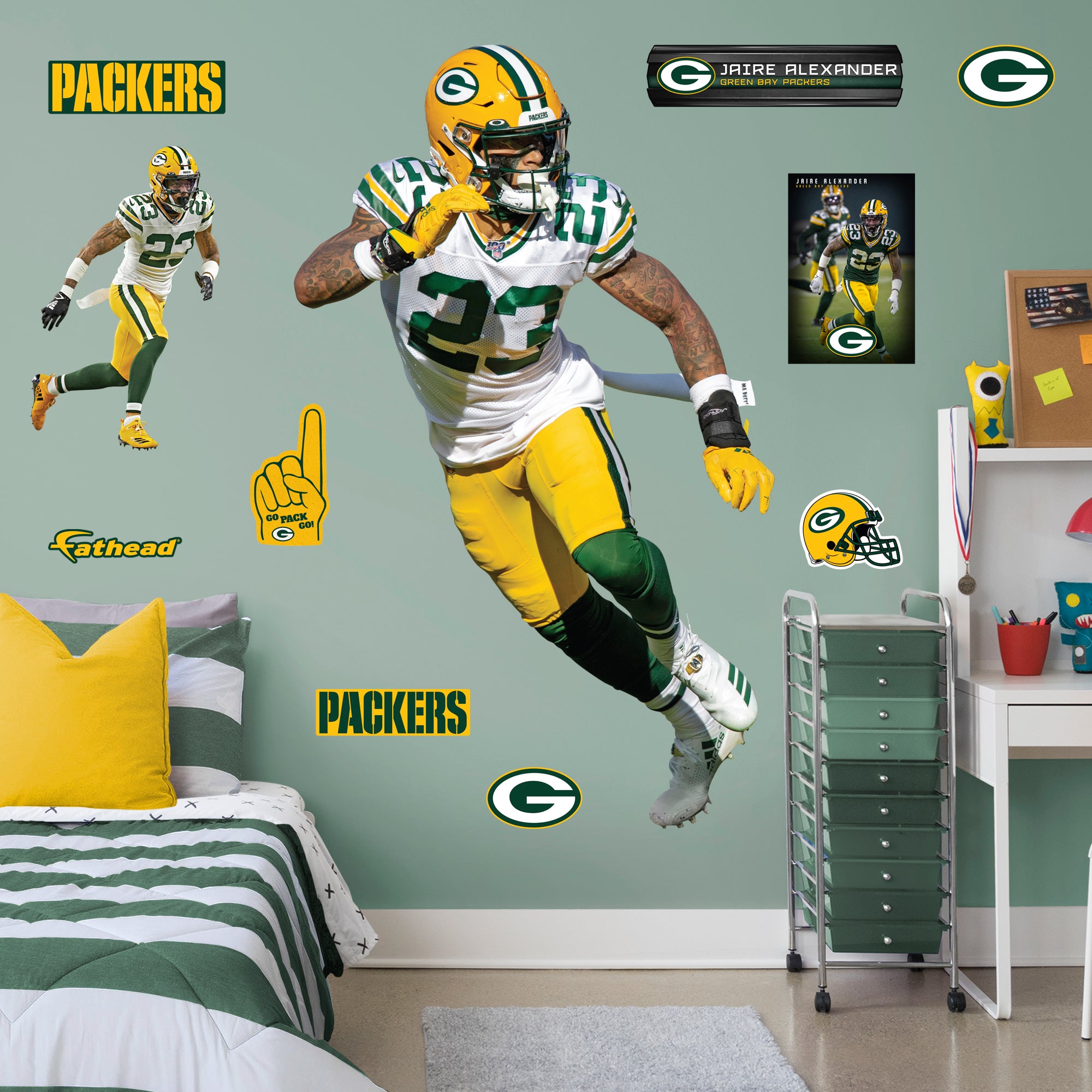 Fathead 1900-01654-001 32-Inches W x 50-Inches H Self-adhesive Multiple colors/finishes Sports Wall Decal