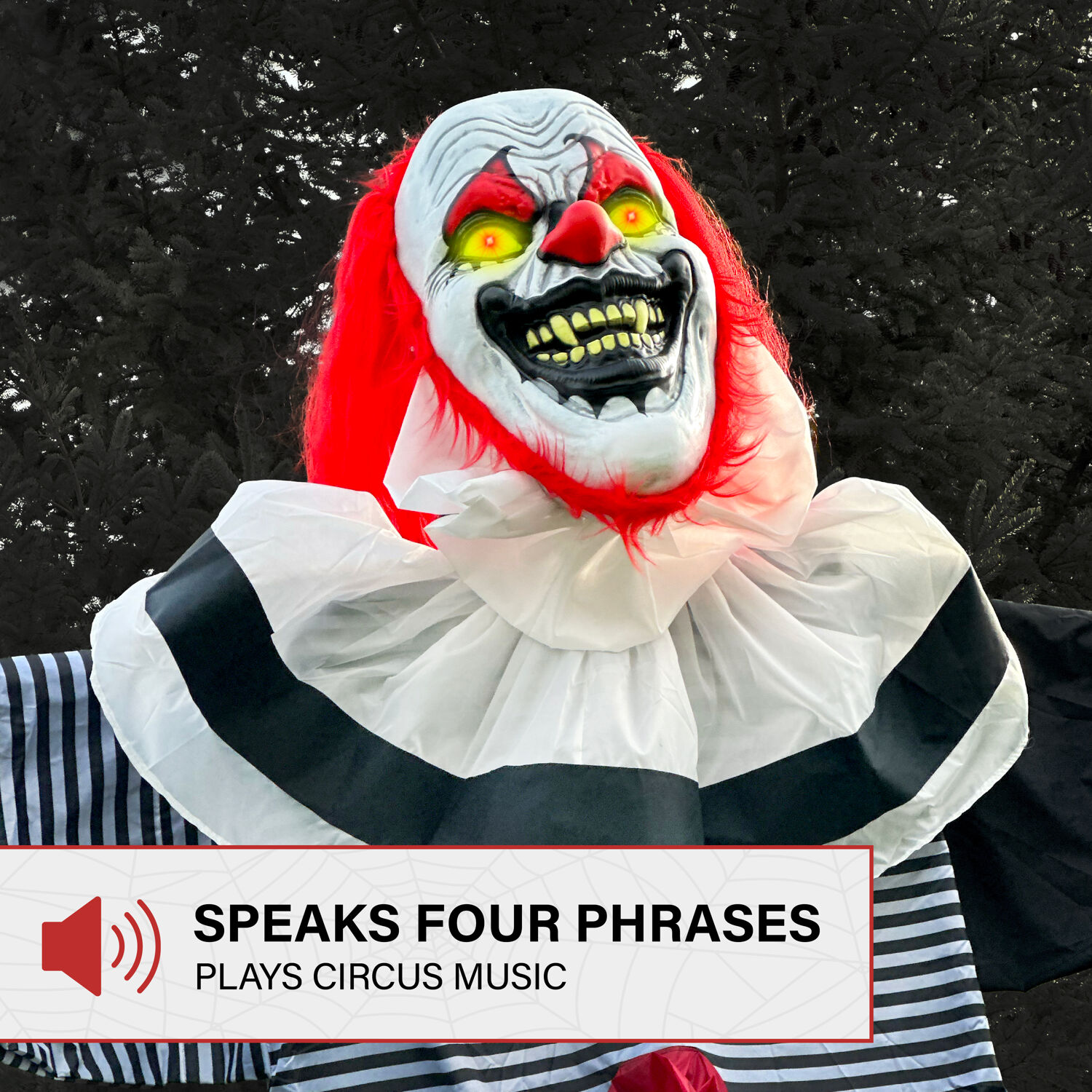Haunted Hill Farm HHCLOWN-40FLSA Halloween-Animatronics - View #5