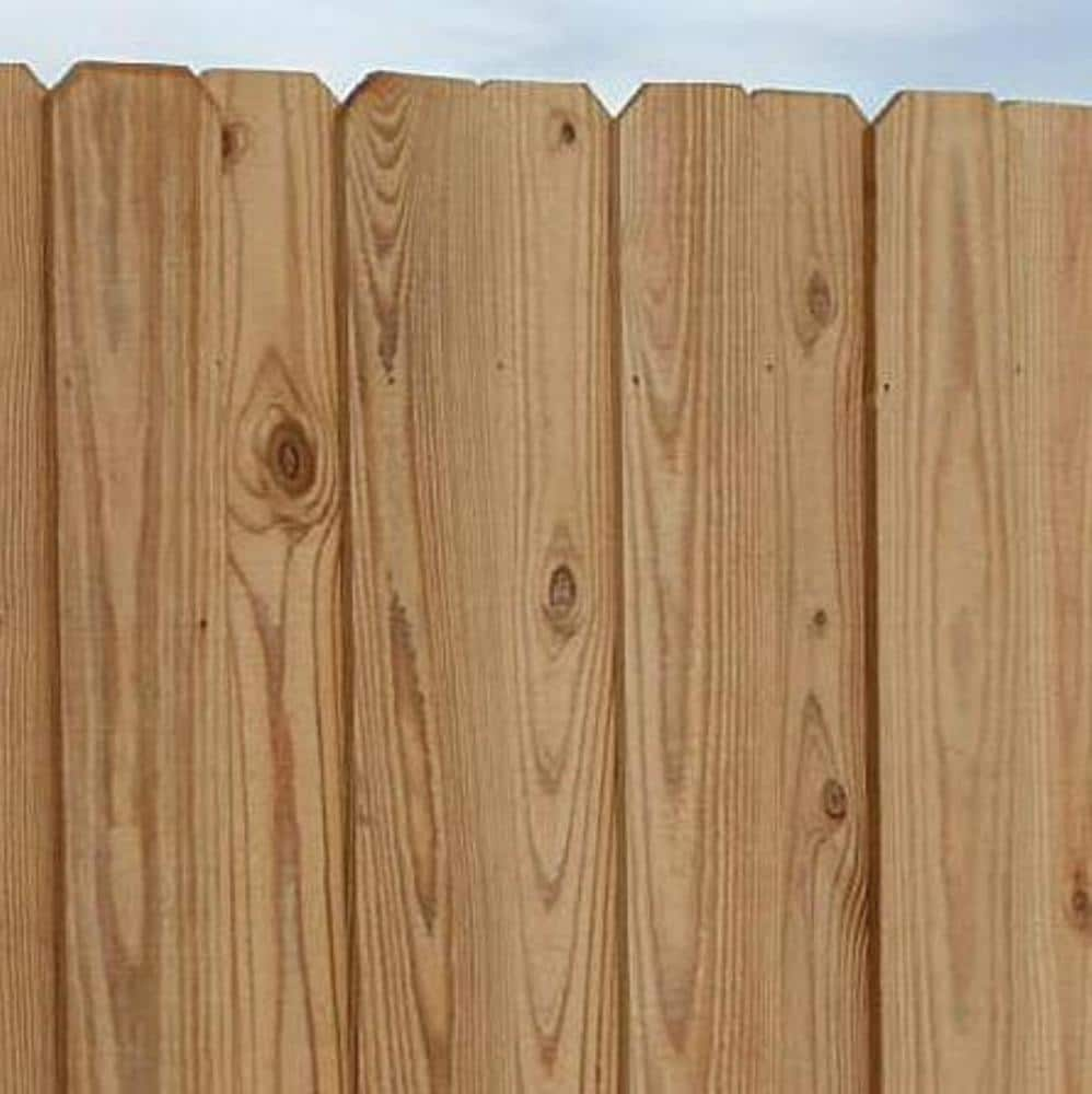 Severe Weather 6-ft x 8-ft Pressure Treated Pine Dog Ear Privacy ...