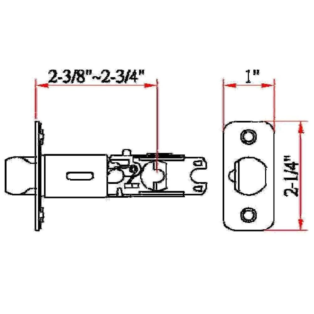 Design House Stratford Oil Rubbed Bronze Privacy Bedbath Door Lever With Universal 6 Way Latch 6309