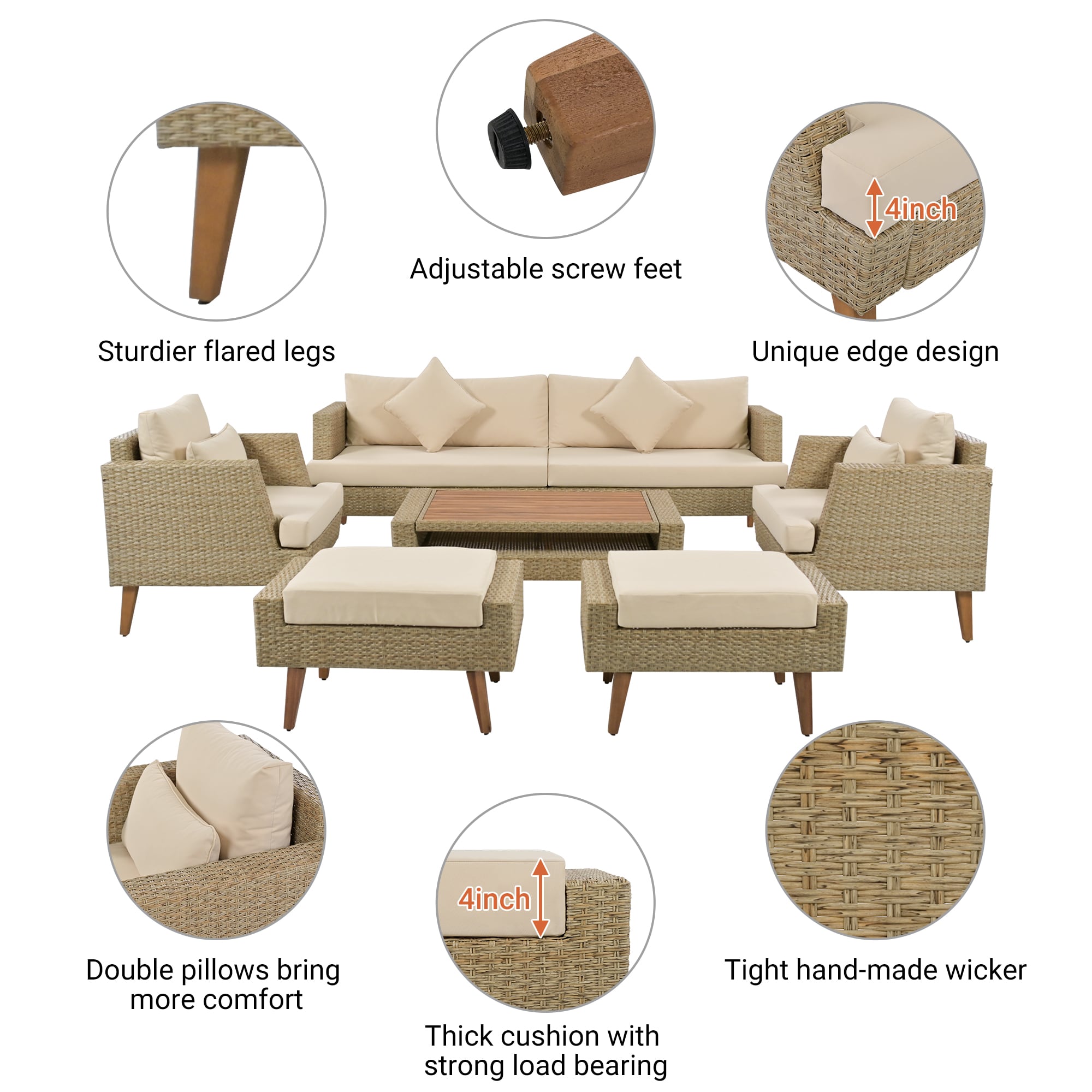 ModernLuxe L-FG201219AAD Patio-Conversation-Sets - View #2