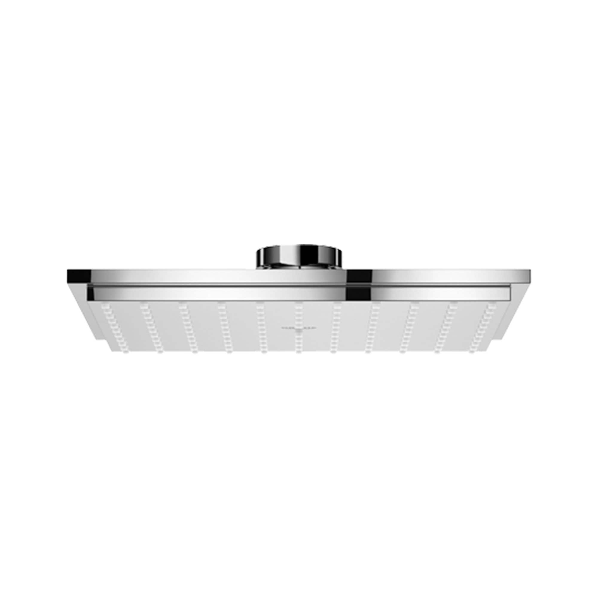 GROHE Starlight Chrome 6-in Square Fixed Rain Shower Head 1.8 GPM in ...