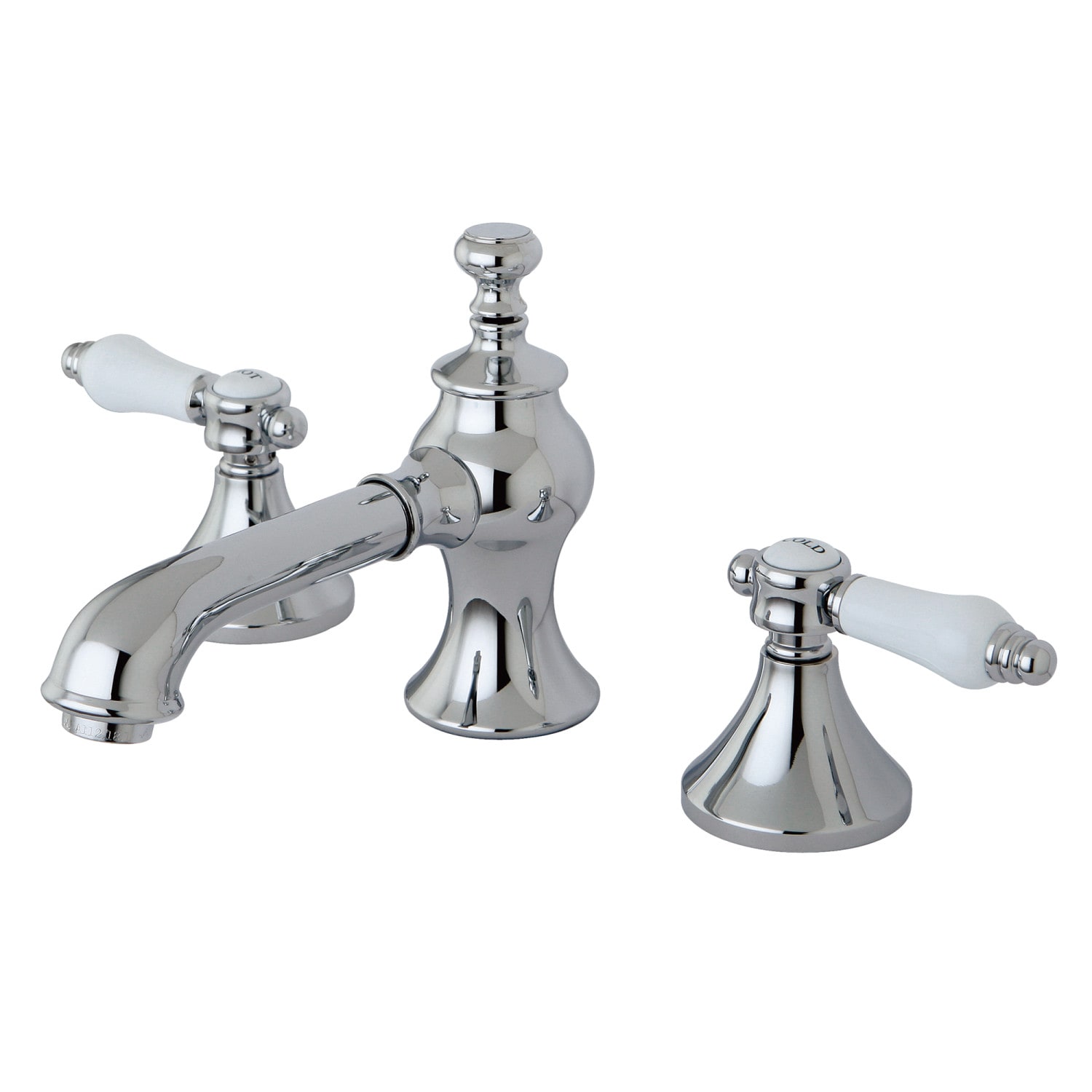 Kingston Brass Bel-Air Polished Chrome Widespread 2-Handle Bathroom ...