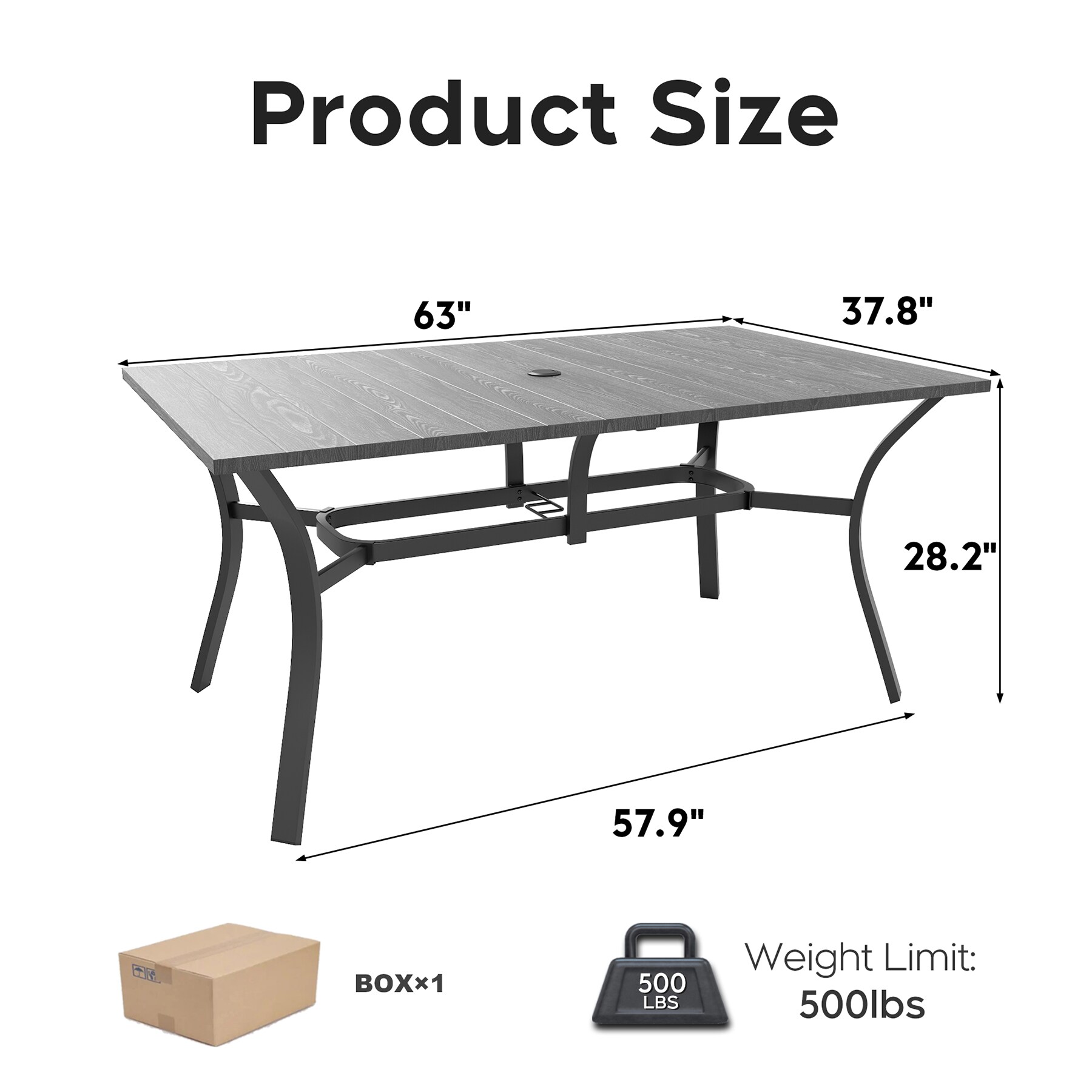 SINOFURN SYG1100044GY Patio-Dining-Sets - View #4