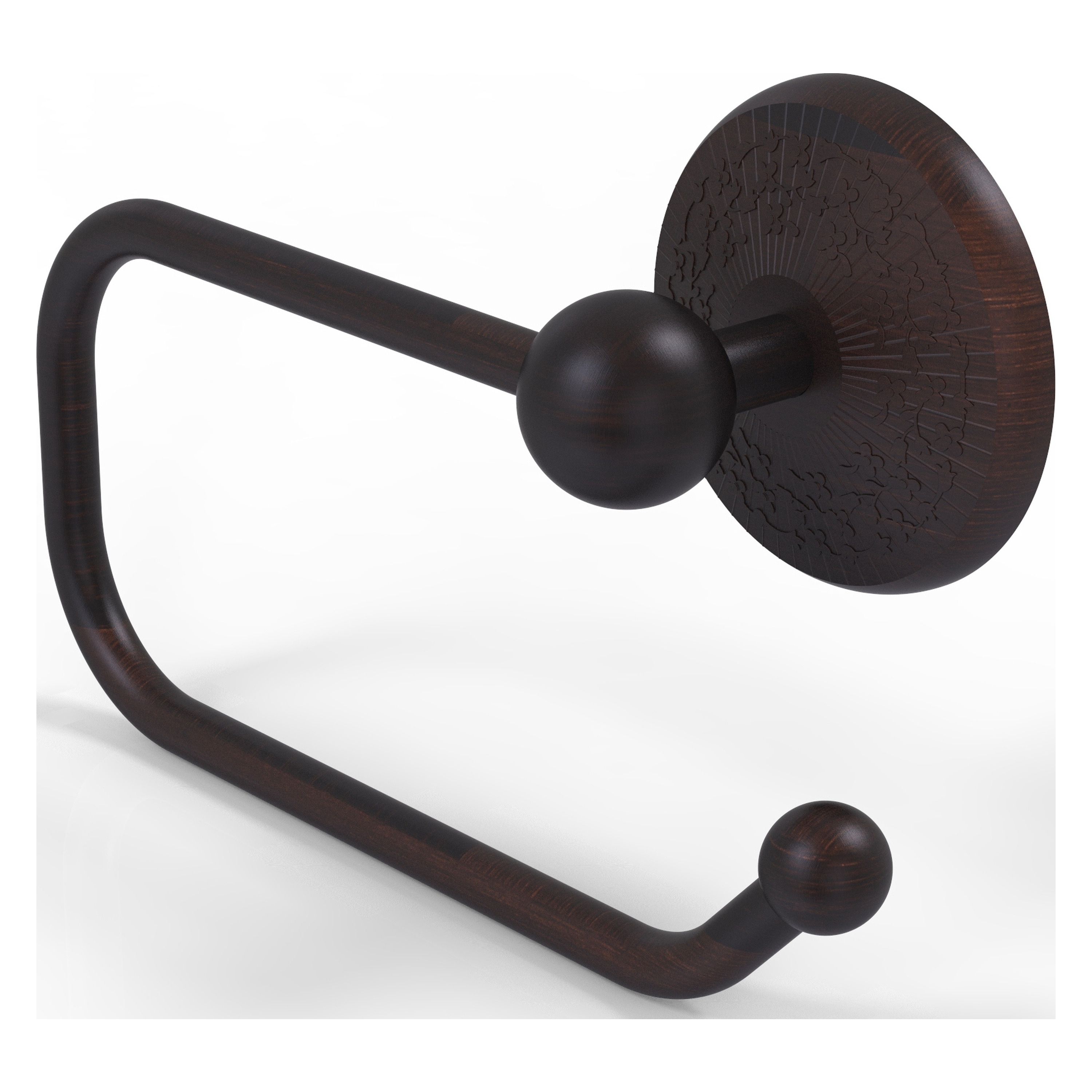 Allied Brass PMC-24E-VB Prestige Monte Carlo Venetian bronze Wall mount Single post Toilet Paper Holder 1 -Rolls with Storage