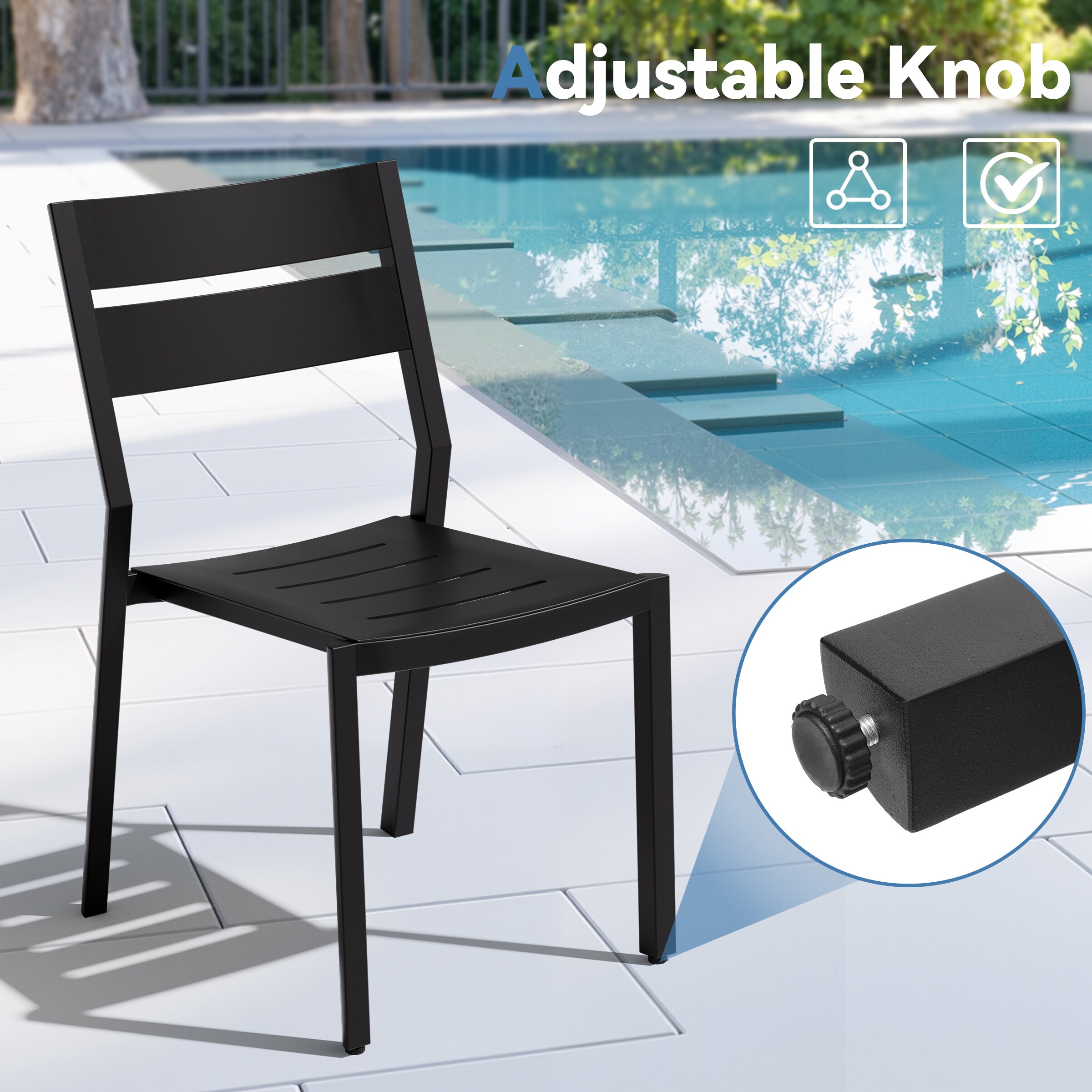 Crestlive Products CL-DC5048GRY-5 Patio-Dining-Sets - View #6