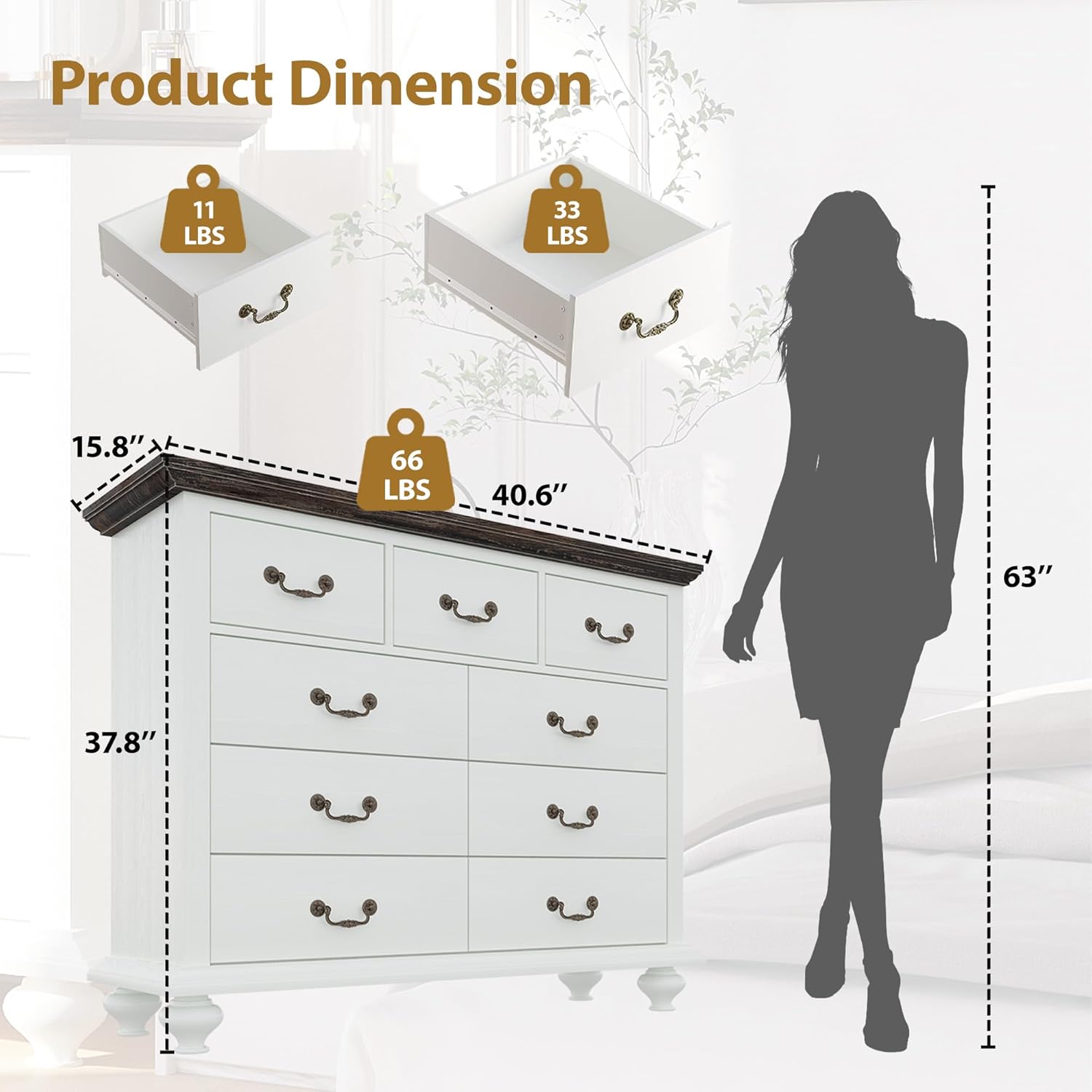 Qeetex LHF-DG-839OPBG5026 dressers - View #2
