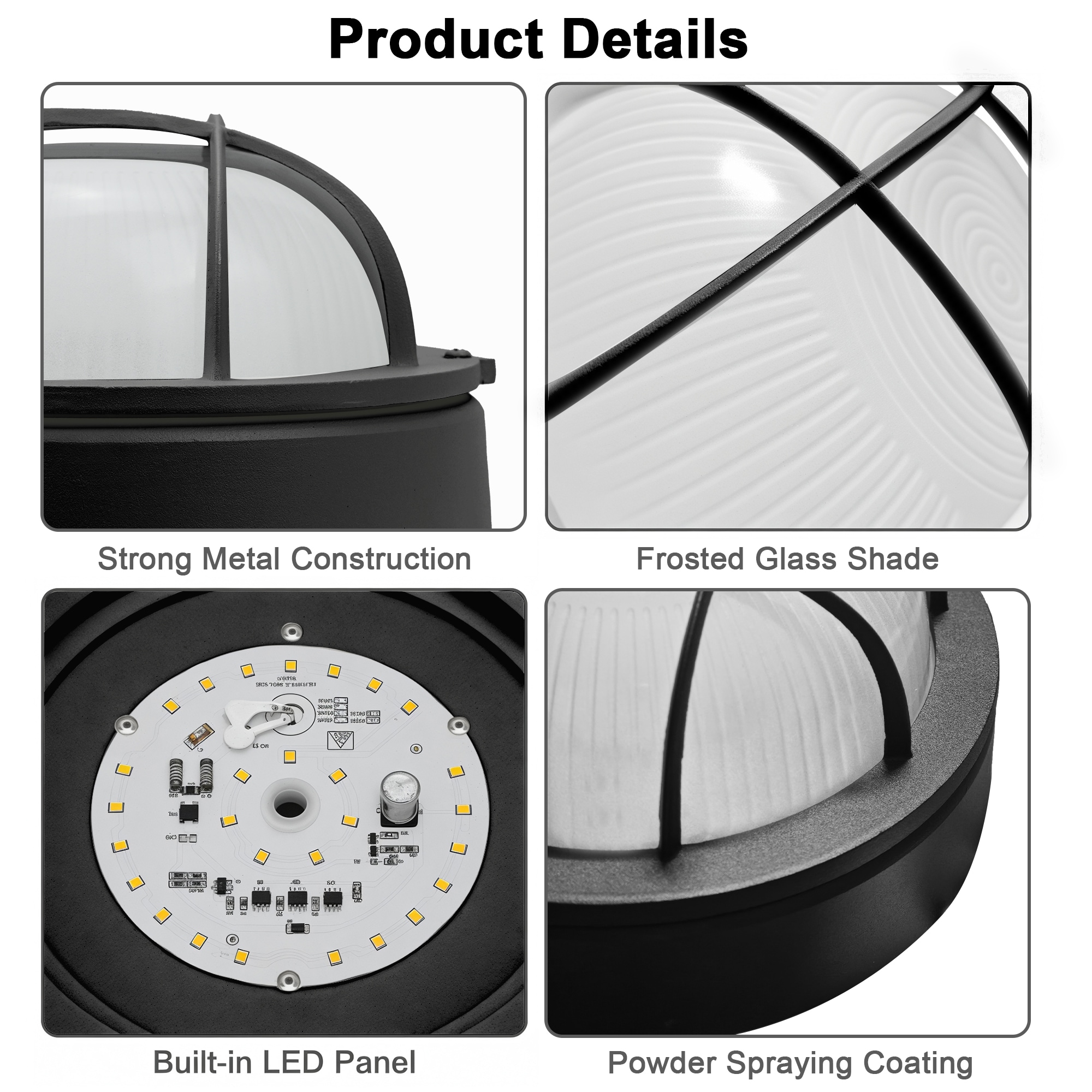 Hukoro LEDFL85451-BK-OD Outdoor-Wall-Lighting - View #4
