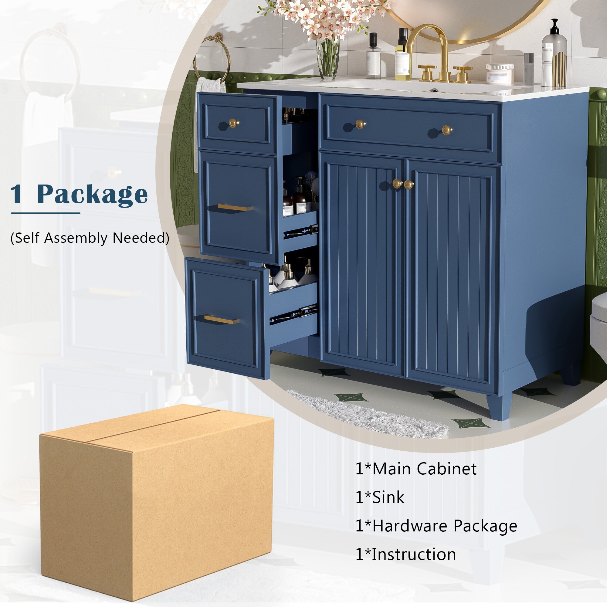 Dexmalle N729P289163C Bath-Vanity-Combo - View #9