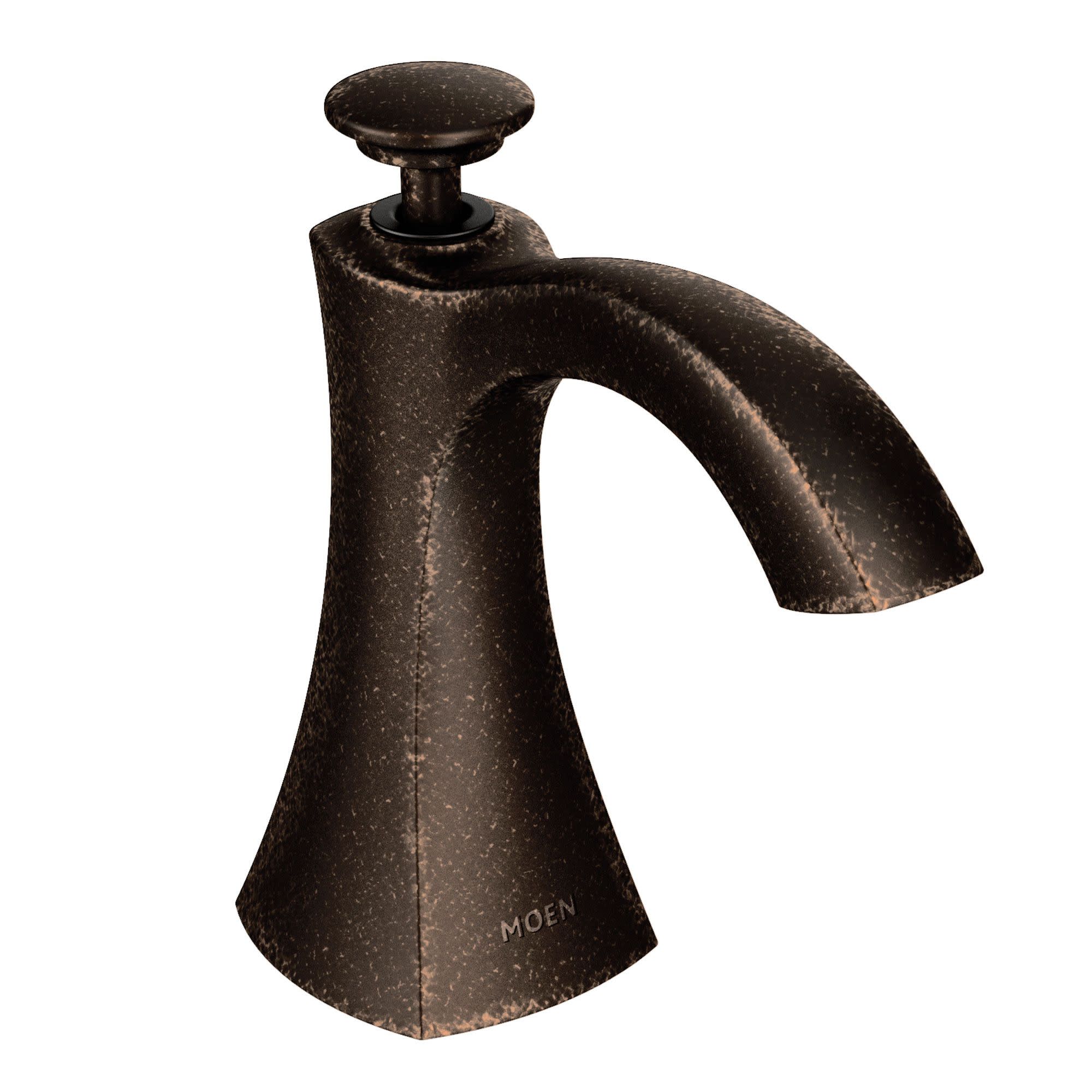Moen S3948ORB Premium Oil Rubbed Bronze 18-oz. Capacity Deck-mount Soap and Lotion Dispenser