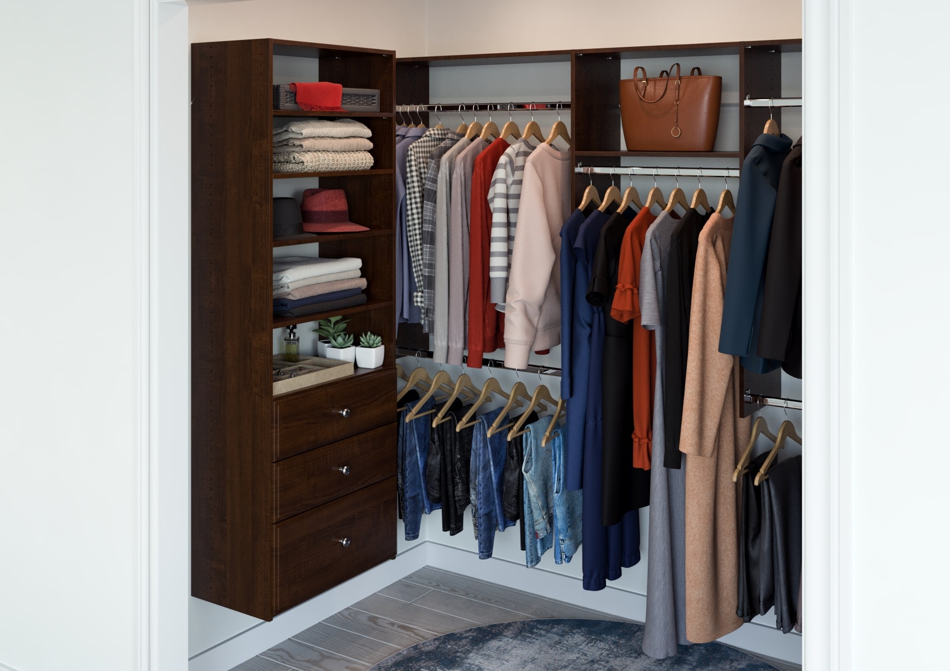 Easy Track PH61-TR Wood-Closet-Kits - View #5