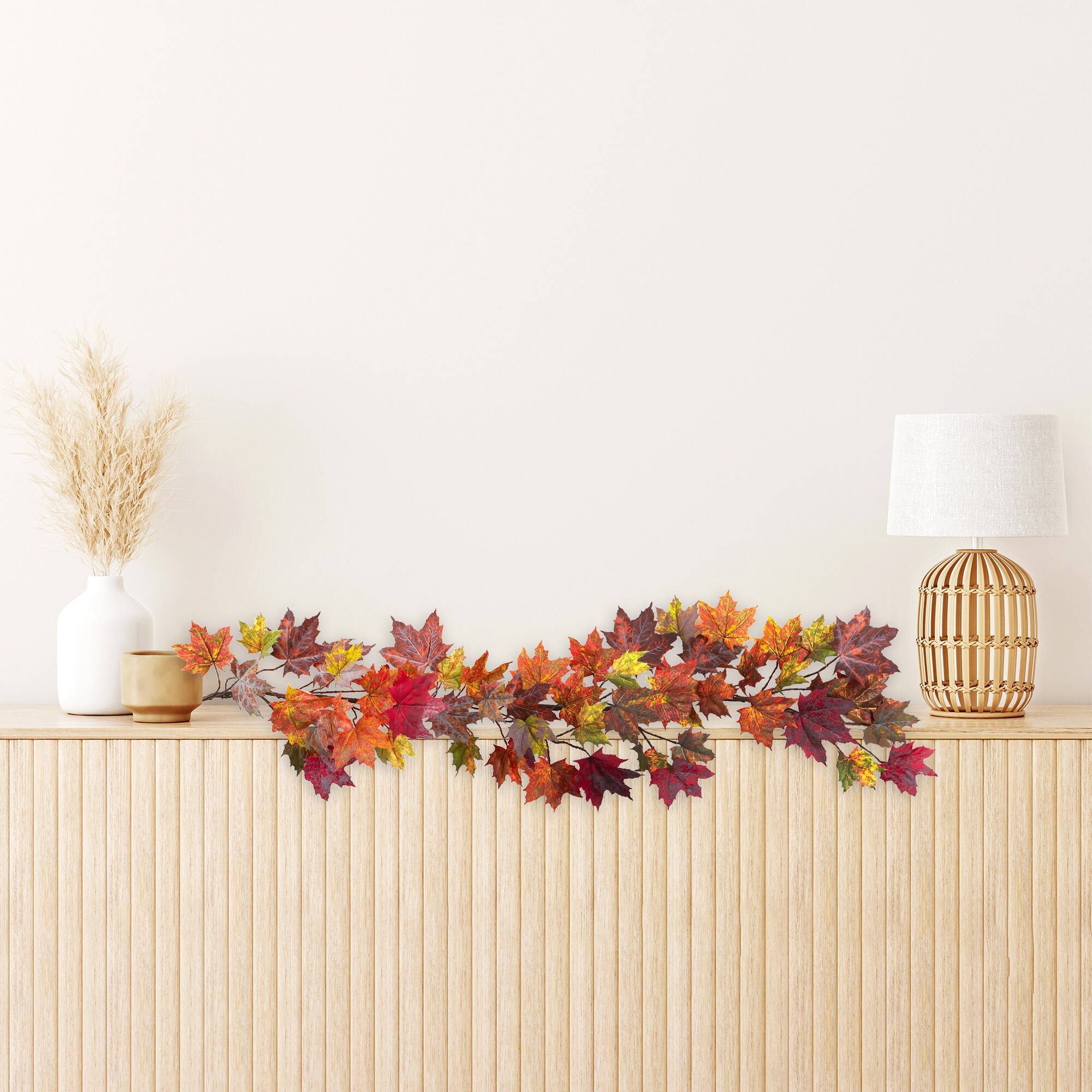 Nearly Natural 4939 Artificial-Thanksgiving-Wreaths - View #3