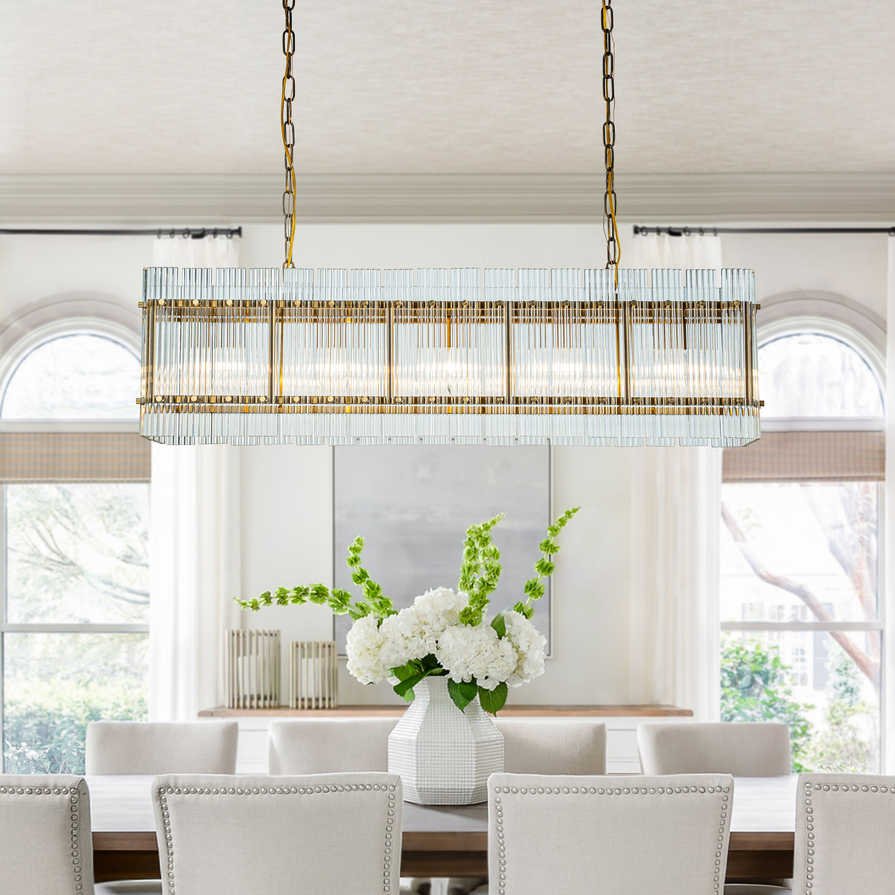 AloaDecor Lighting L7090D10008A 5 -Light Antique Gold Modern/contemporary For Use in Bedrooms, Dining Rooms, Foyers, Kitchens, Living Rooms Chandelier