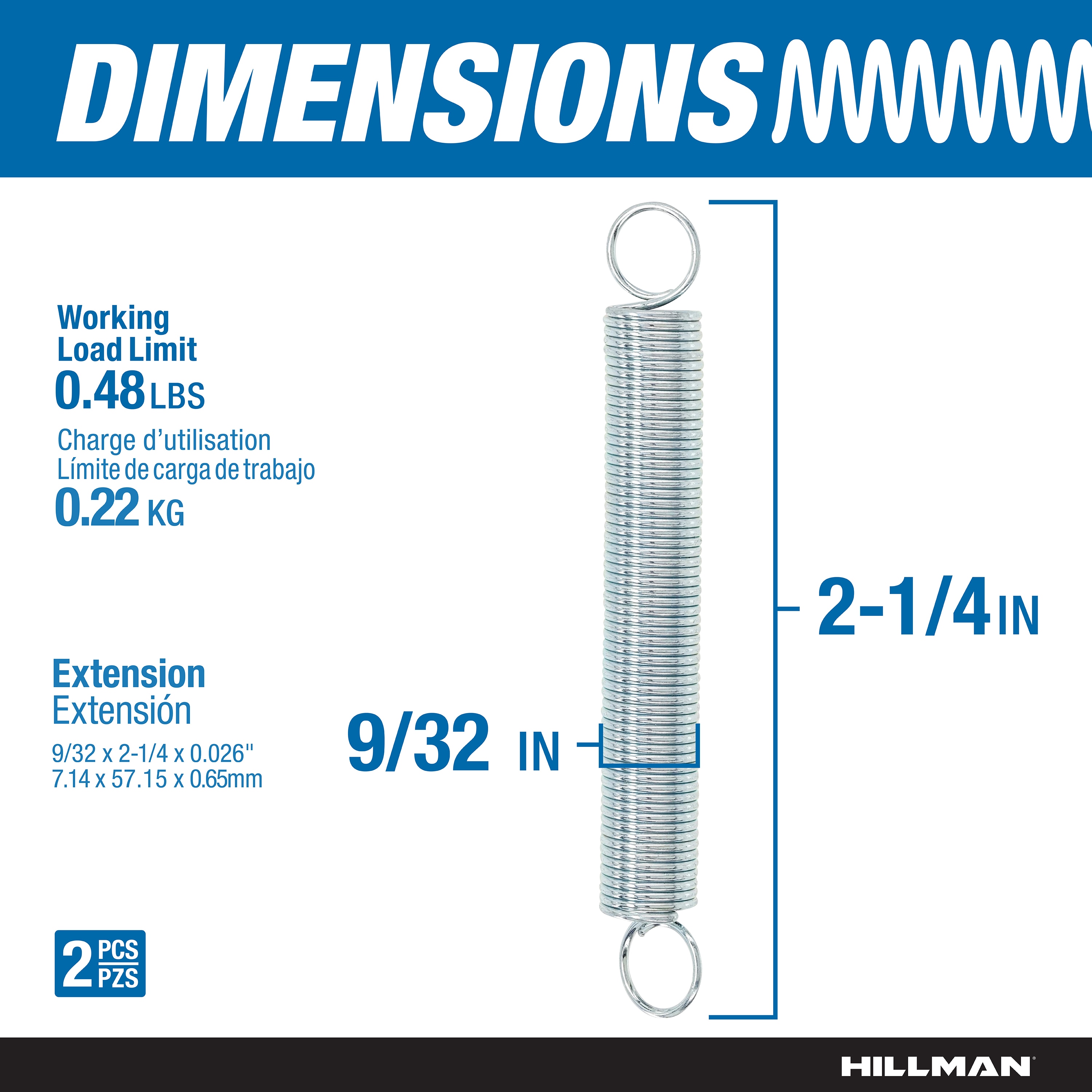 Hillman 543476 Window-Screen-Tension-Springs - View #3