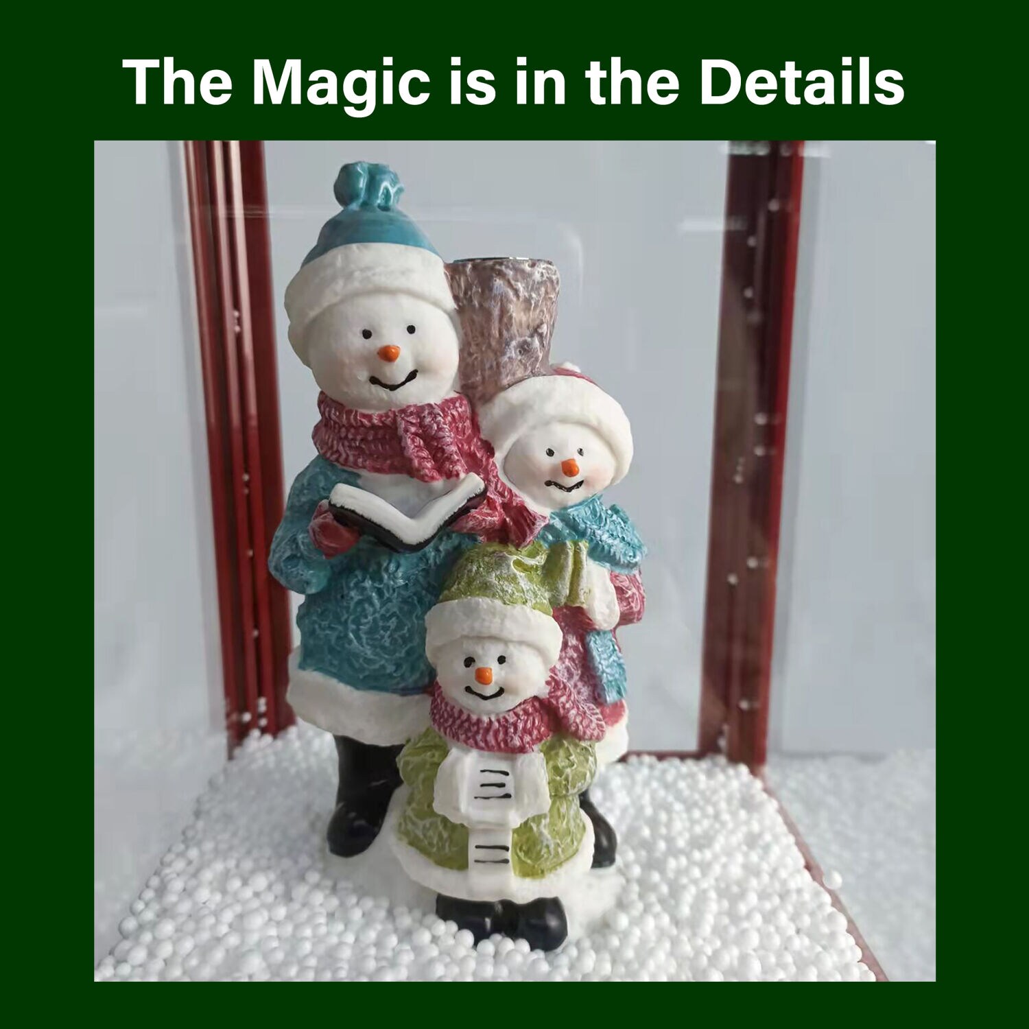 Fraser Hill Farm FHSL049A-RD2 Table-Christmas-Decorations - View #3