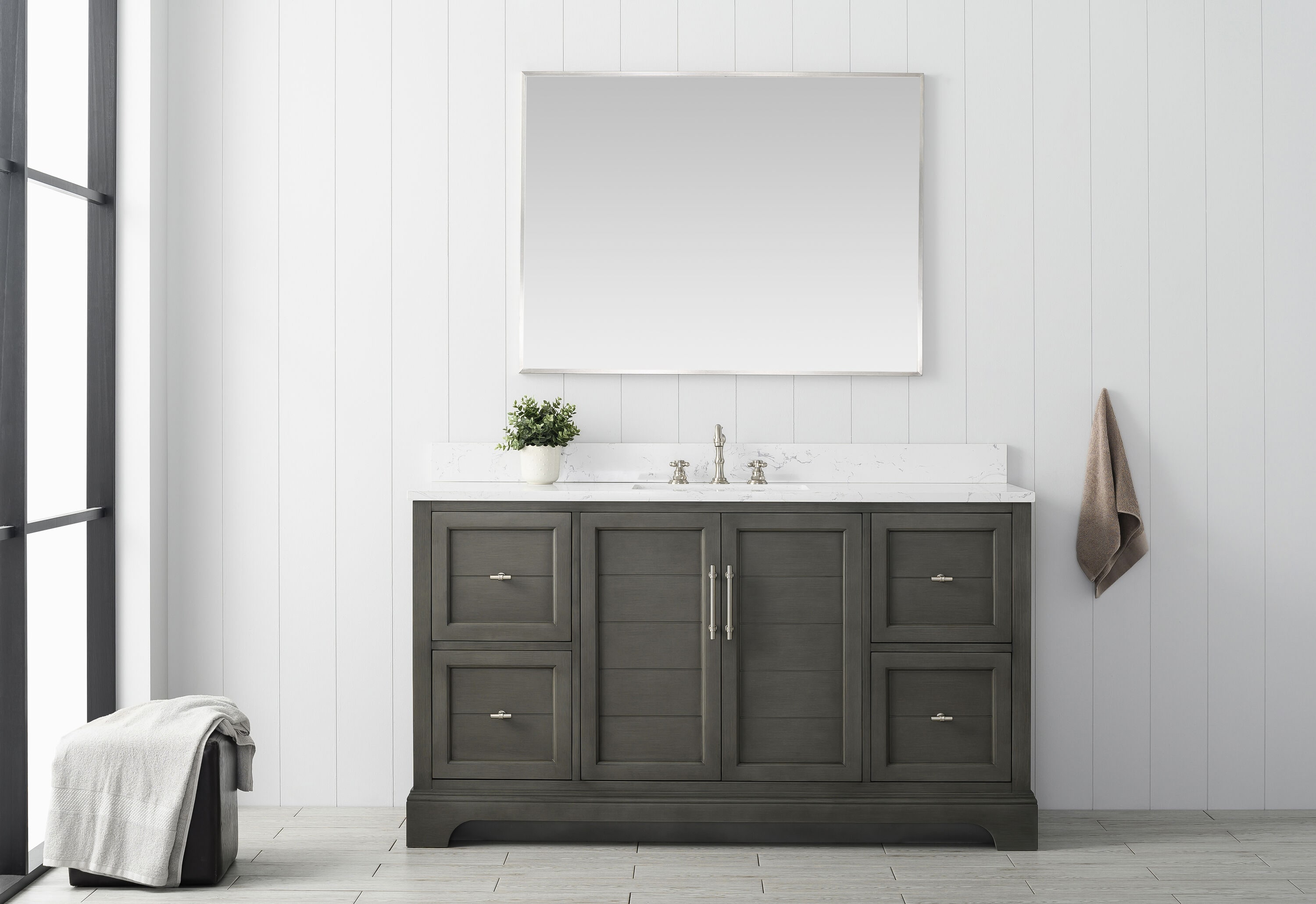Vanity Art VA5060-SSG Bath-Vanity-Combo - View #3