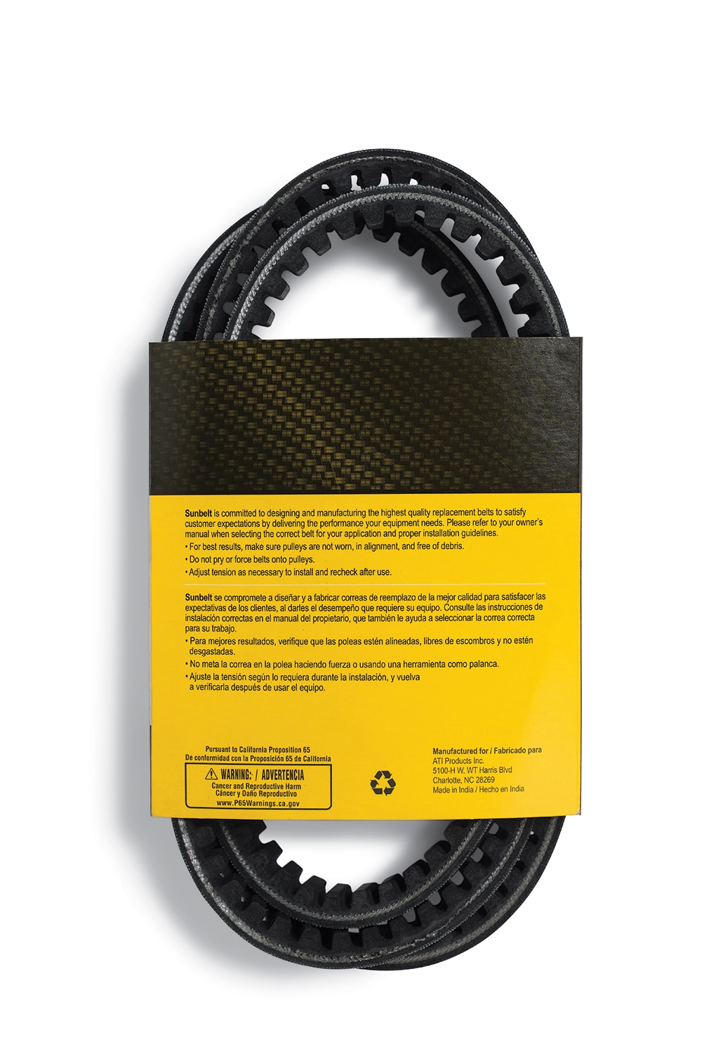Sunbelt 5/8-in x 65.625-in Deck Belt, for 46-in Zero-turn