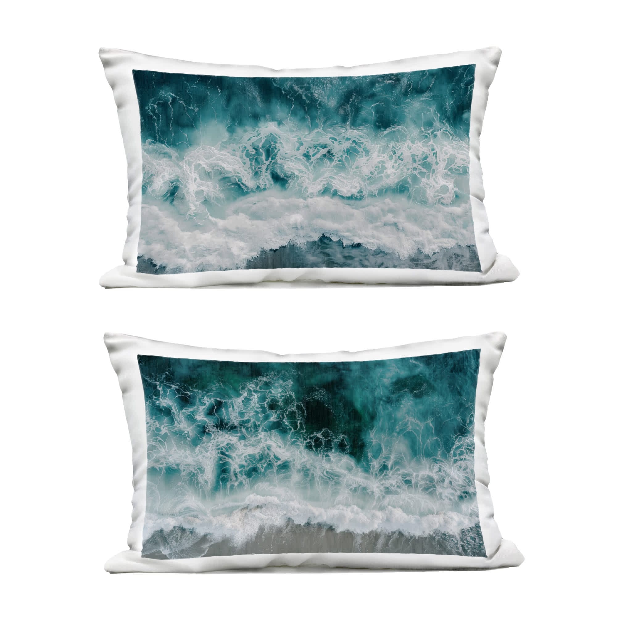 Stupell Industries  Hazy Water Waves 2 Piece Outdoor Printed Pillow Setdesign by Lazar Studio 14 x 20