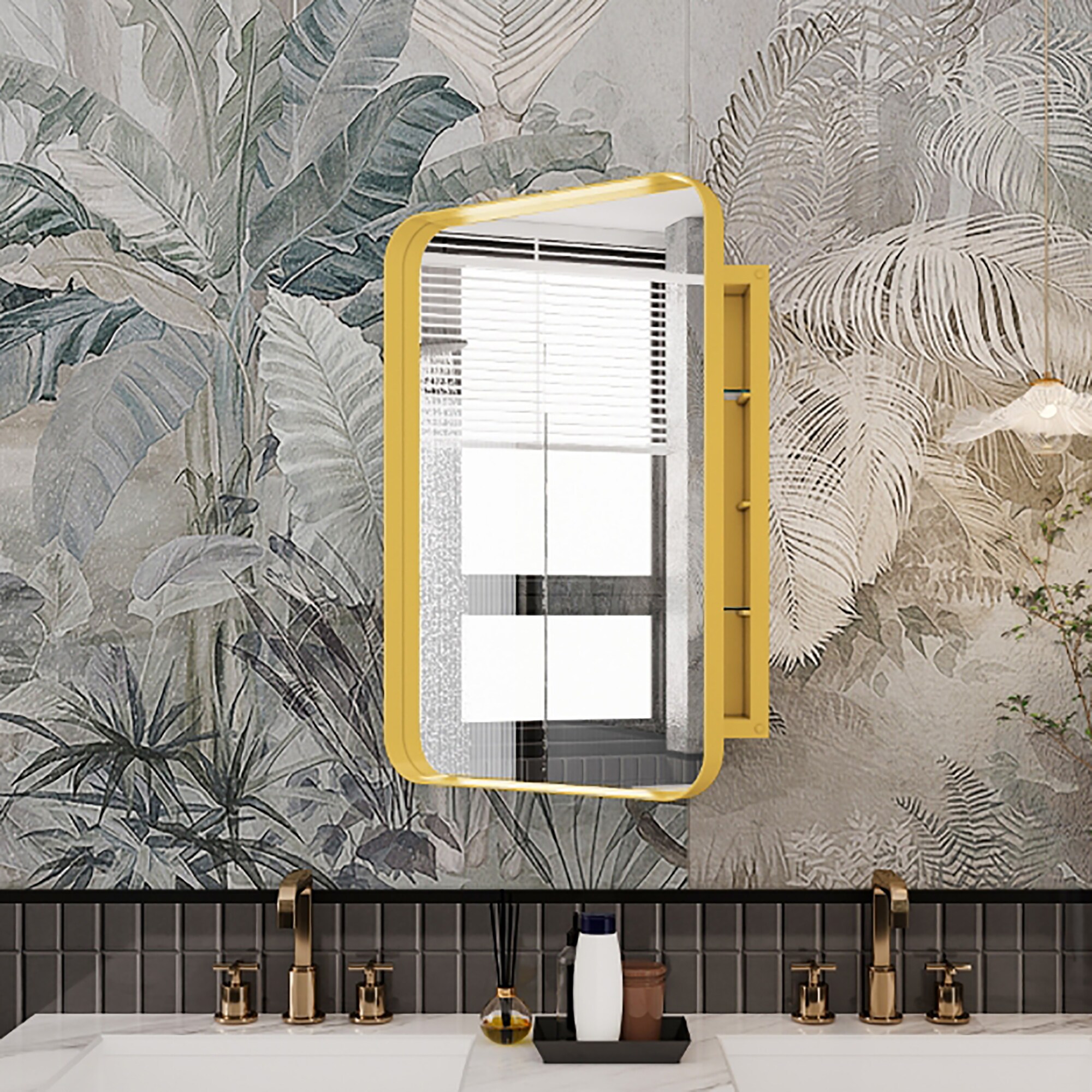 GDFStudio 320597 Bathroom-Wall-Cabinets - View #3