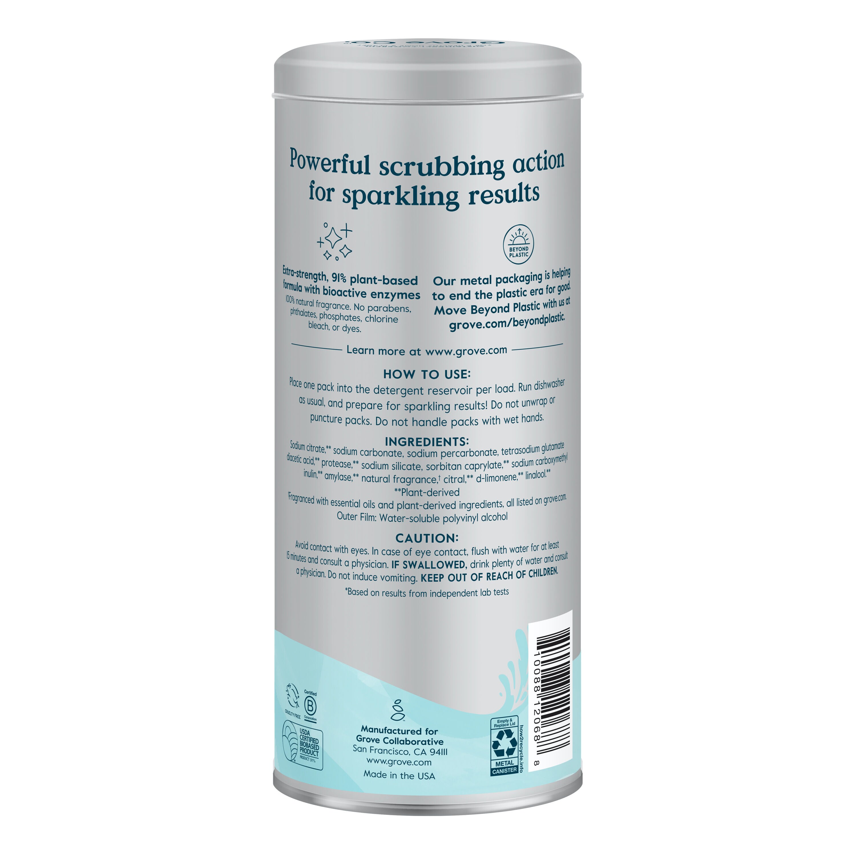 Grove Co. GR-329-0688 Dishwasher-Detergent - View #2