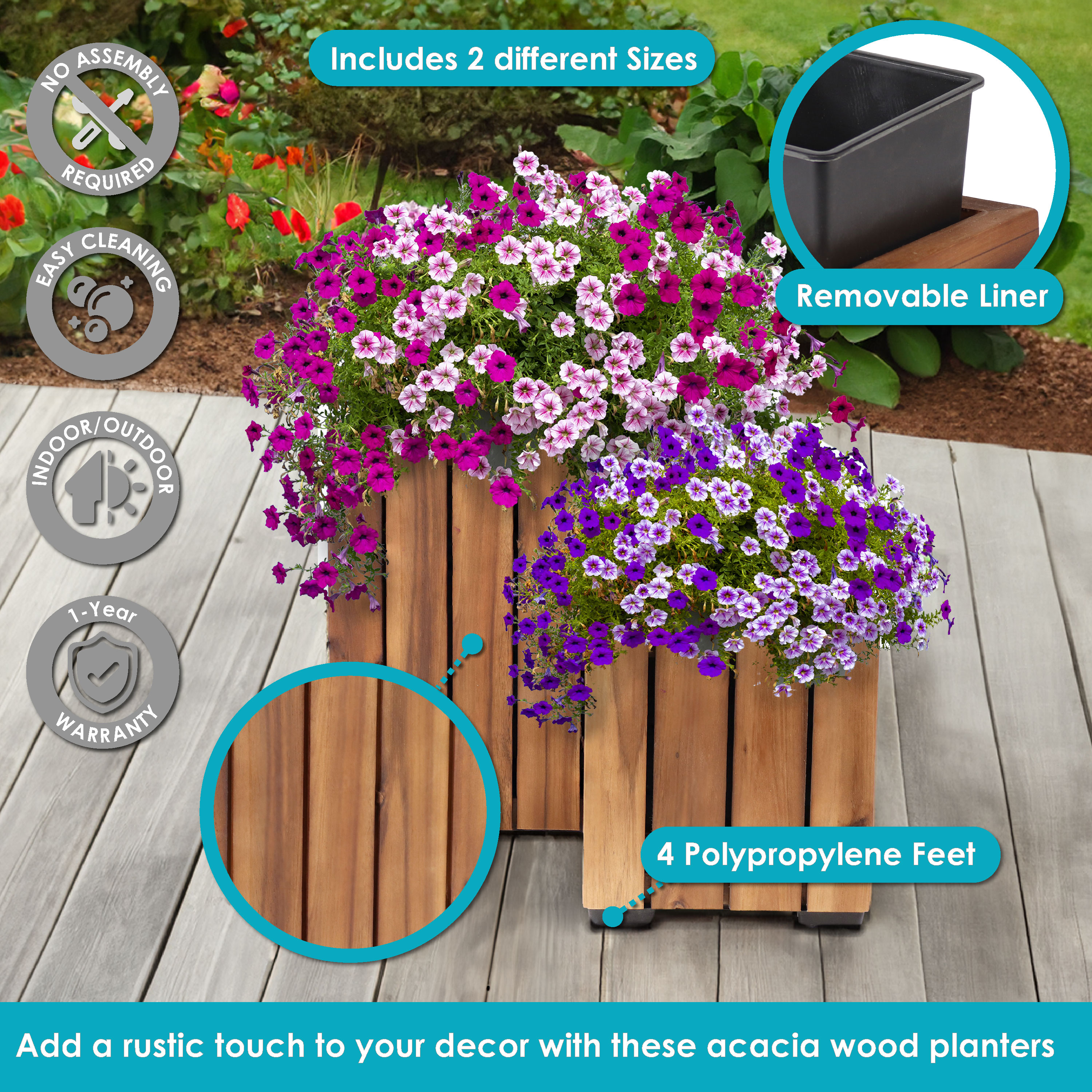 Sunnydaze Decor TAM-406 Planter-Window-Box - View #5