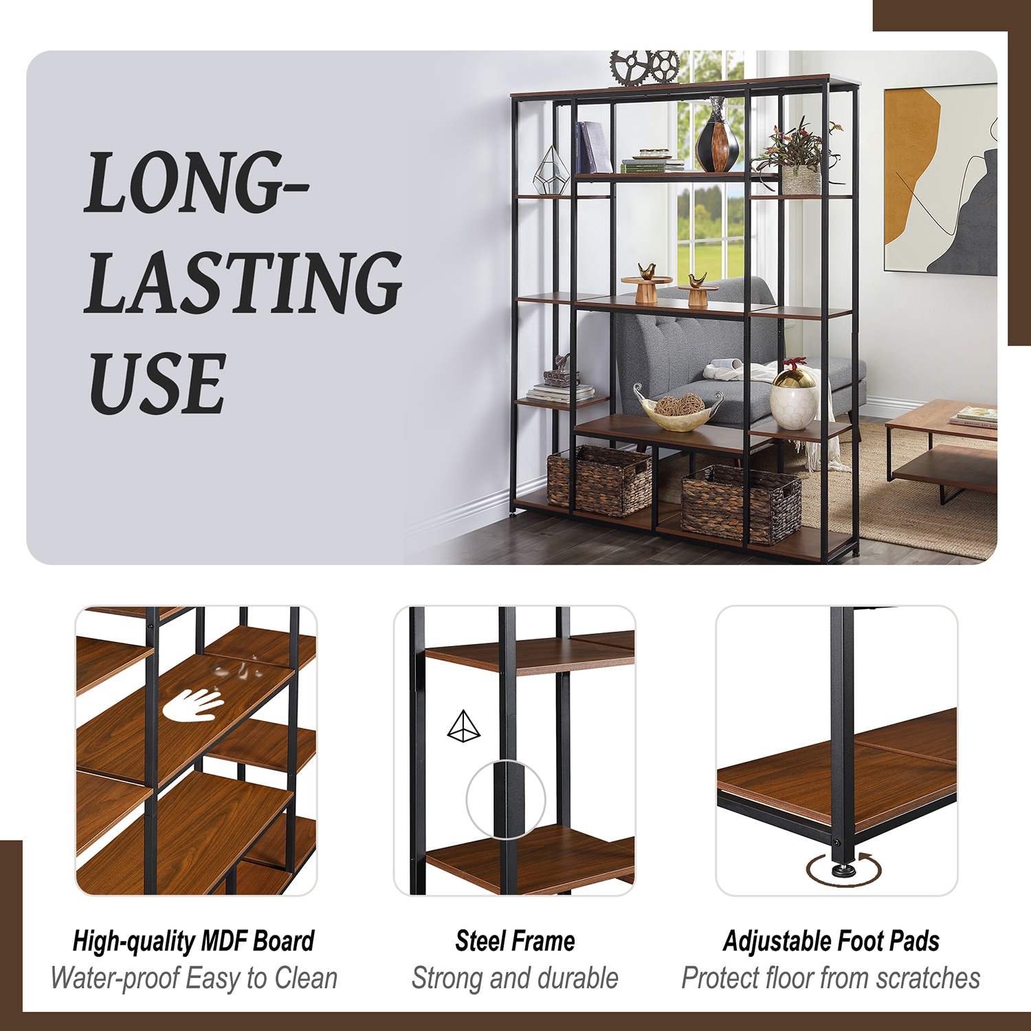 Mondawe MA-N25990BW bookcases - View #7