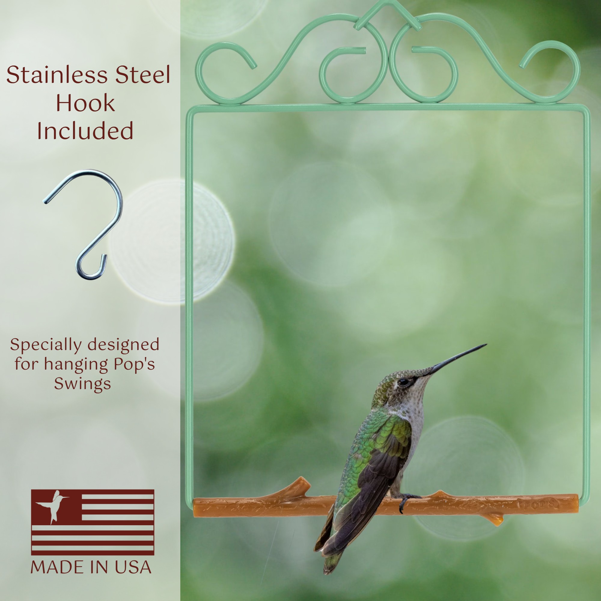 Pop's Birding OGVC-BR Bird-Feeder-Accessories - View #4