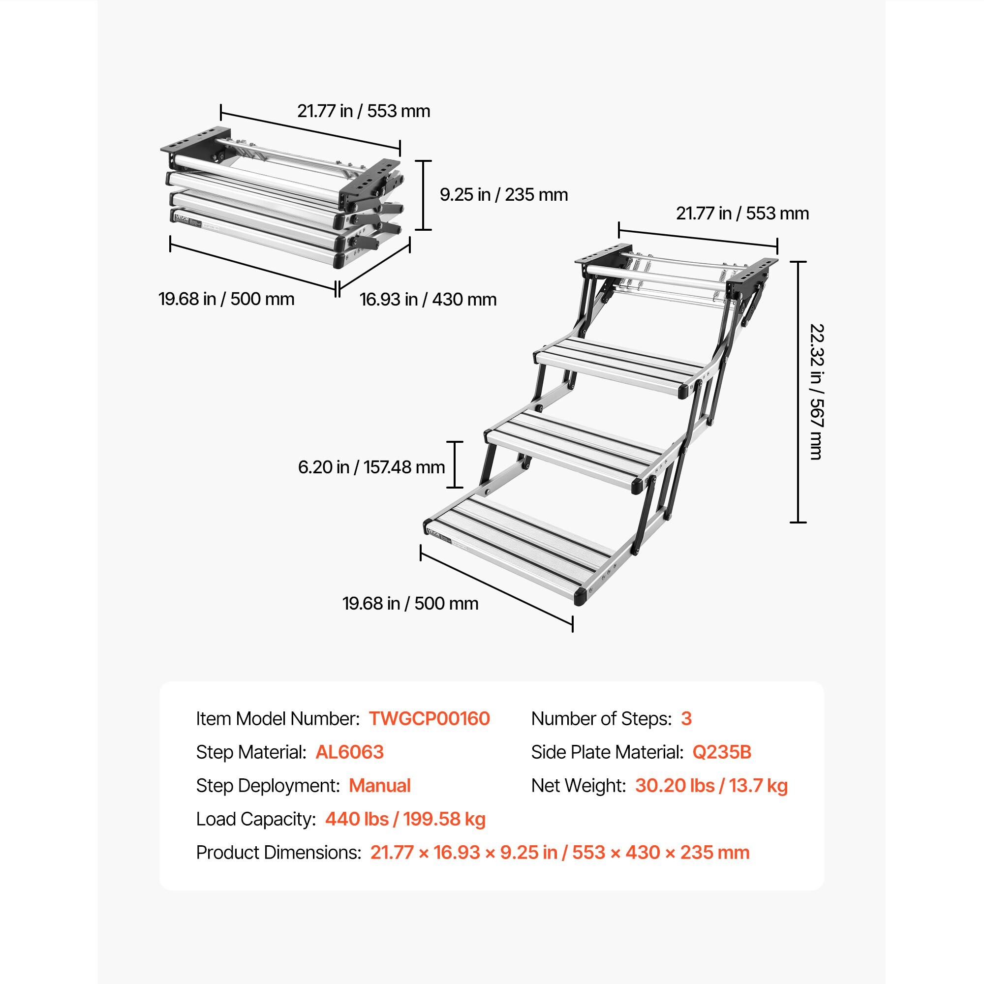 VEVOR ZYZDK3JSDL00Z9S9L0V0 Rv-Accessories - View #8