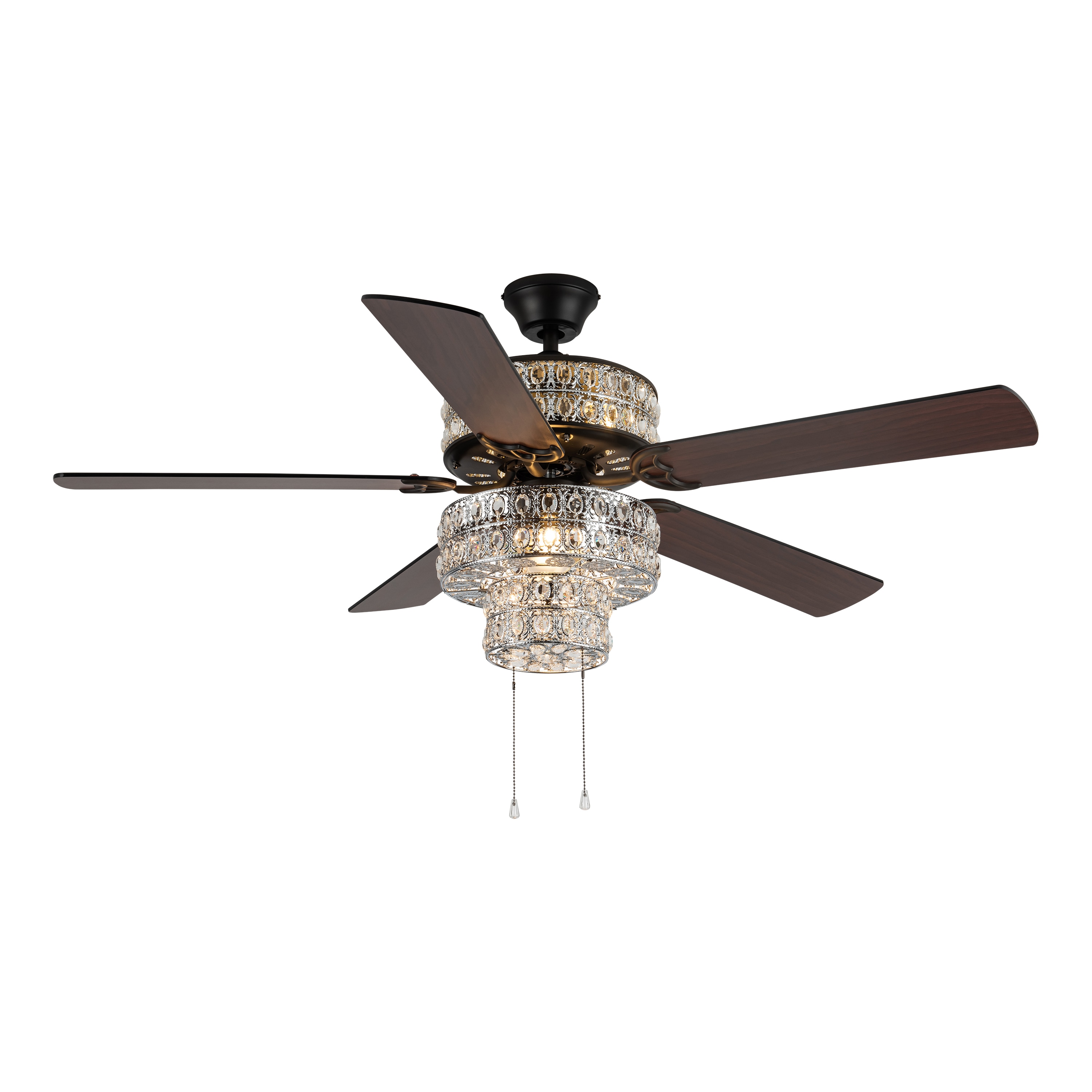 ceiling fan with top and bottom light