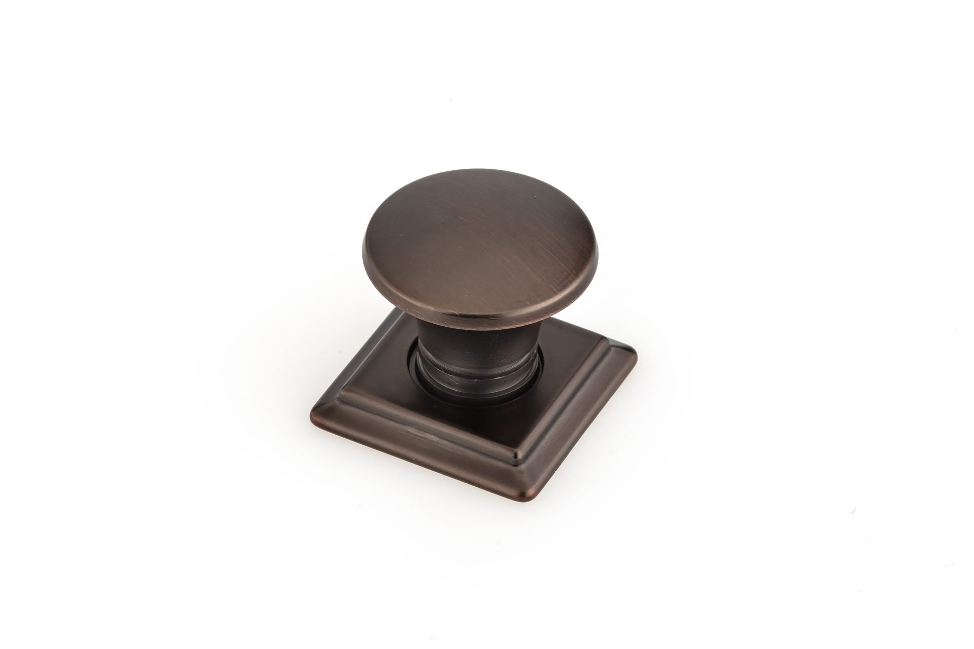 Richelieu BP46702BORB Vaudreuil 1-1/4-in Brushed Oil-Rubbed Bronze Round Traditional Cabinet Knob
