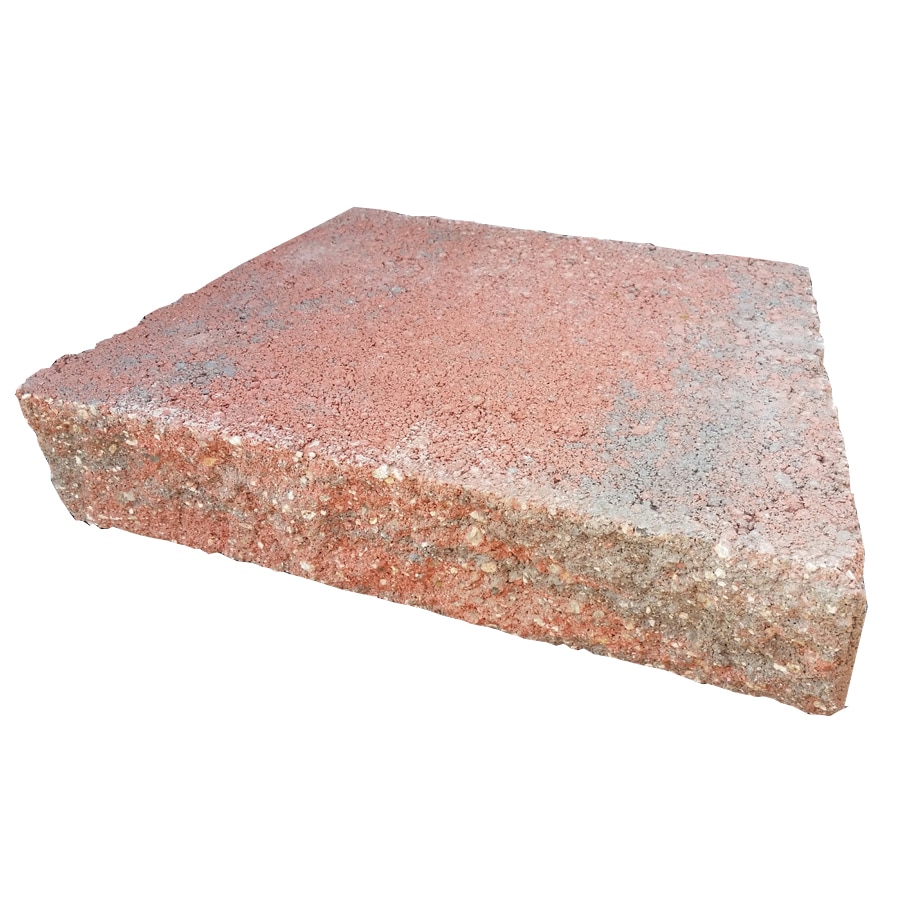 2.5-in H x 12-in L x 7-in D Red/Charcoal Concrete Retaining Wall Cap | - Lowe's 595953B70L