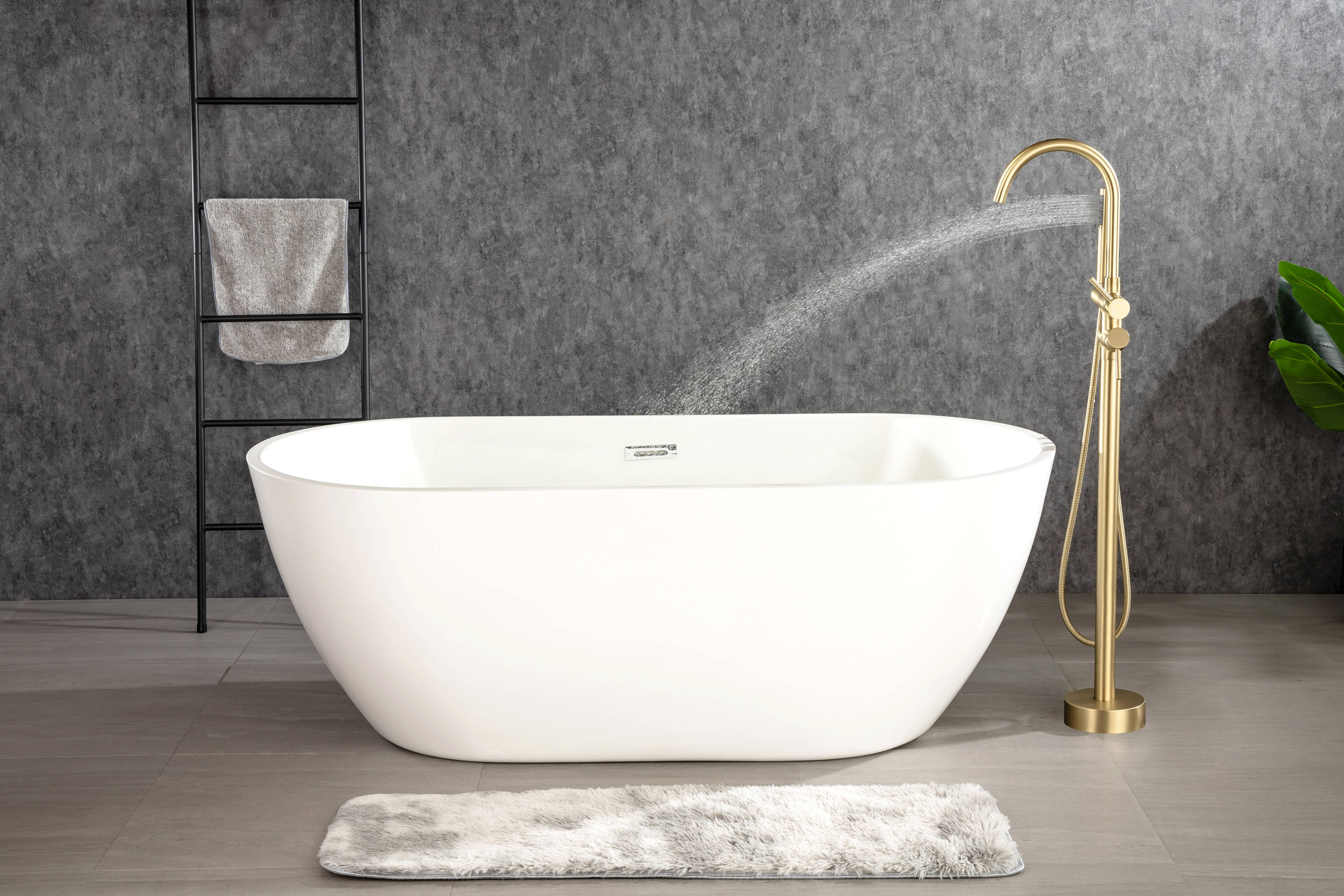 WELLFOR DB-BT4H Roman-Tub-Faucets - View #3