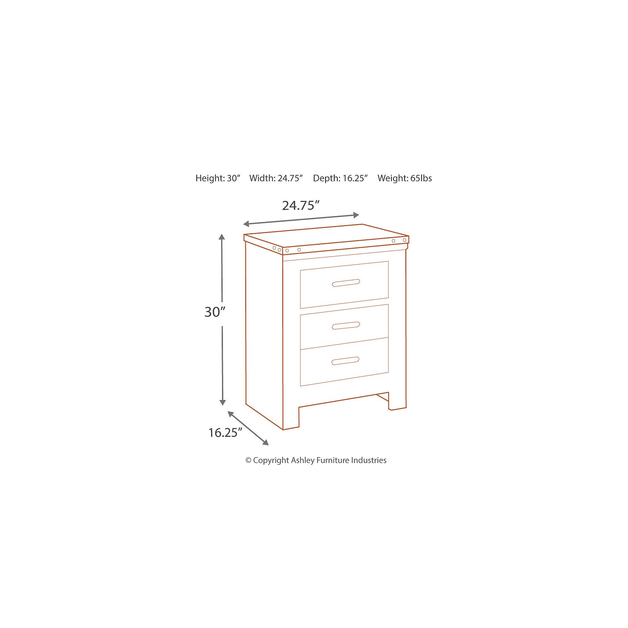 Signature Design by Ashley B446-92 nightstands - View #4
